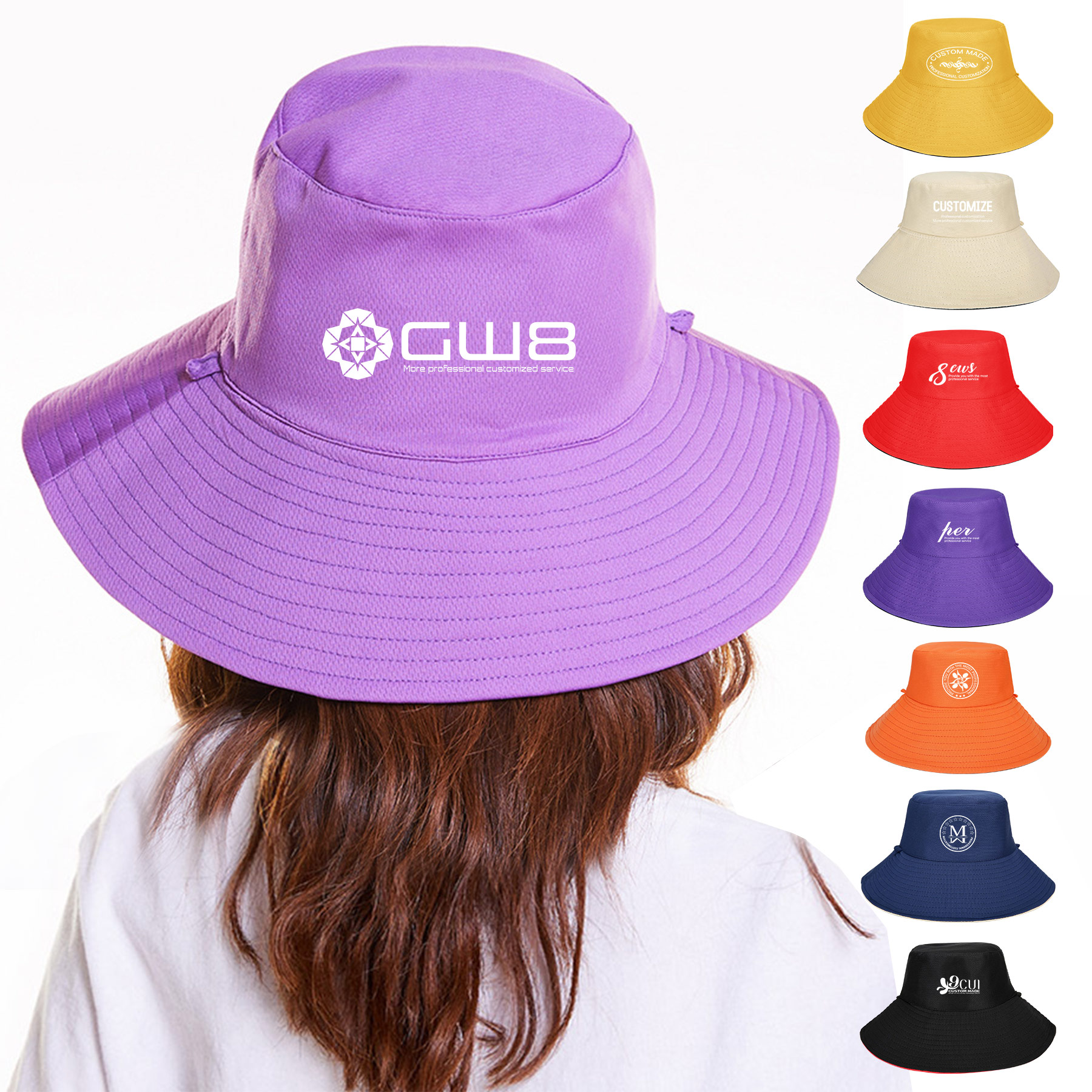FlyFlyPromos - Adumbral Drawsting Bucket Hat - Promotional Product