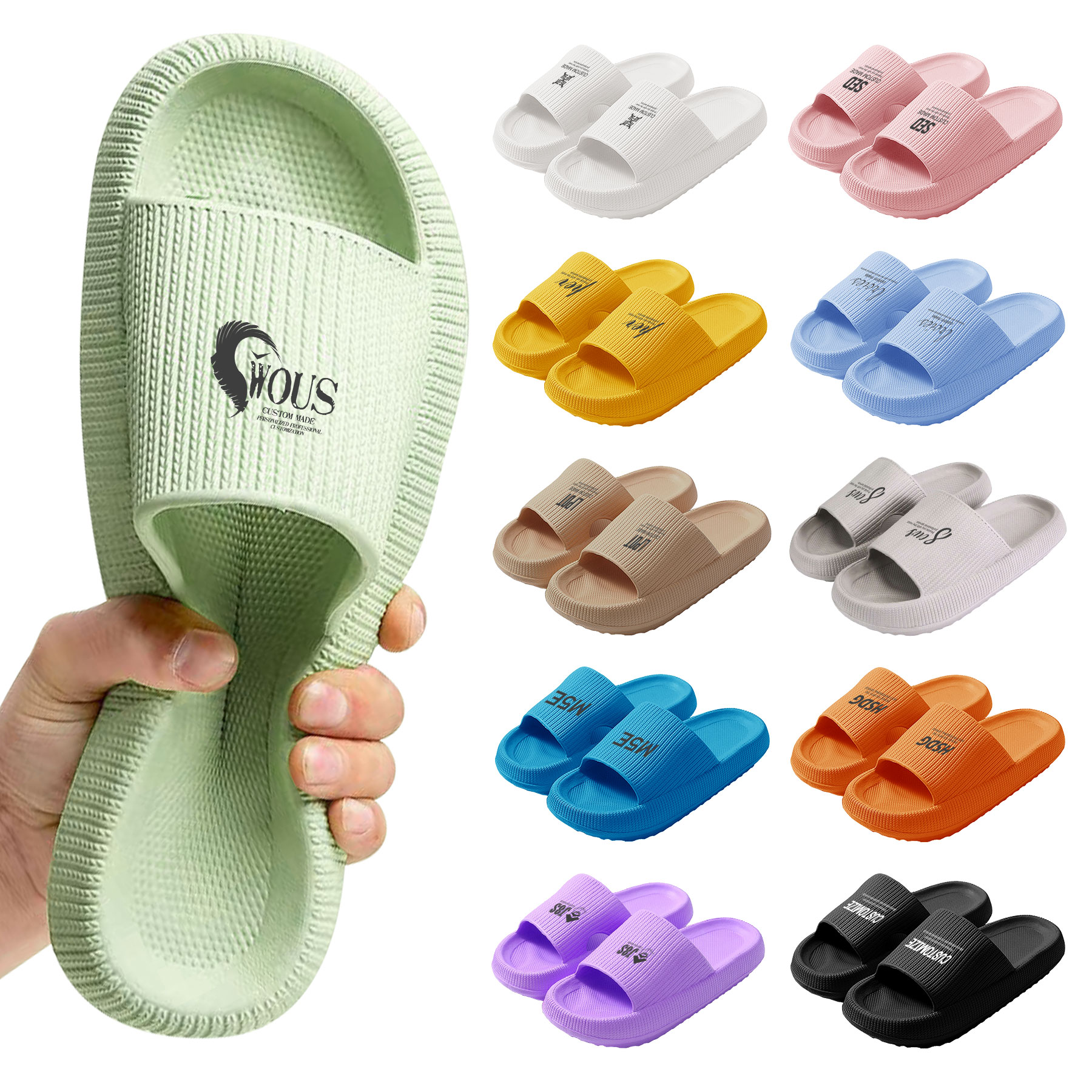 FlyFlyPromos - Platform Slippers - Promotional Product