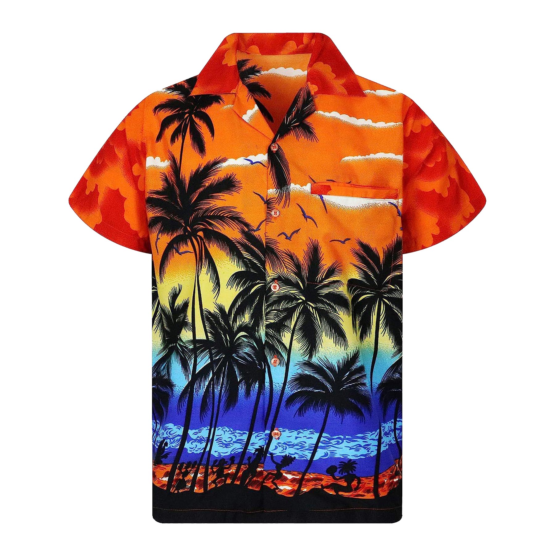 FlyFlyPromos - Mens Hawaiian Short Sleeve Shirt Image 16 - Promotional Product