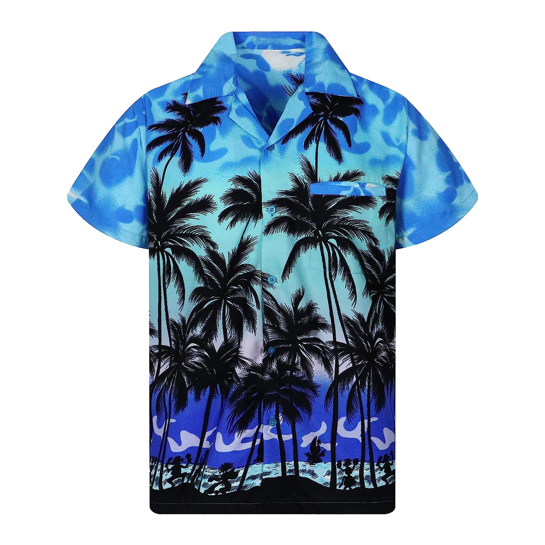 FlyFlyPromos - Mens Hawaiian Short Sleeve Shirt Image 15 - Promotional Product