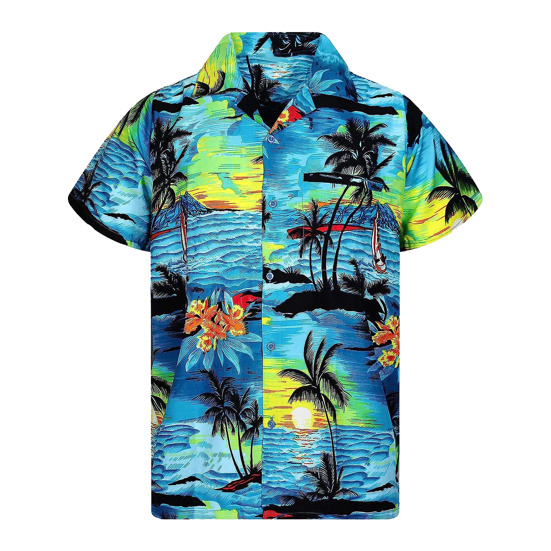 FlyFlyPromos - Mens Hawaiian Short Sleeve Shirt Image 28 - Promotional Product