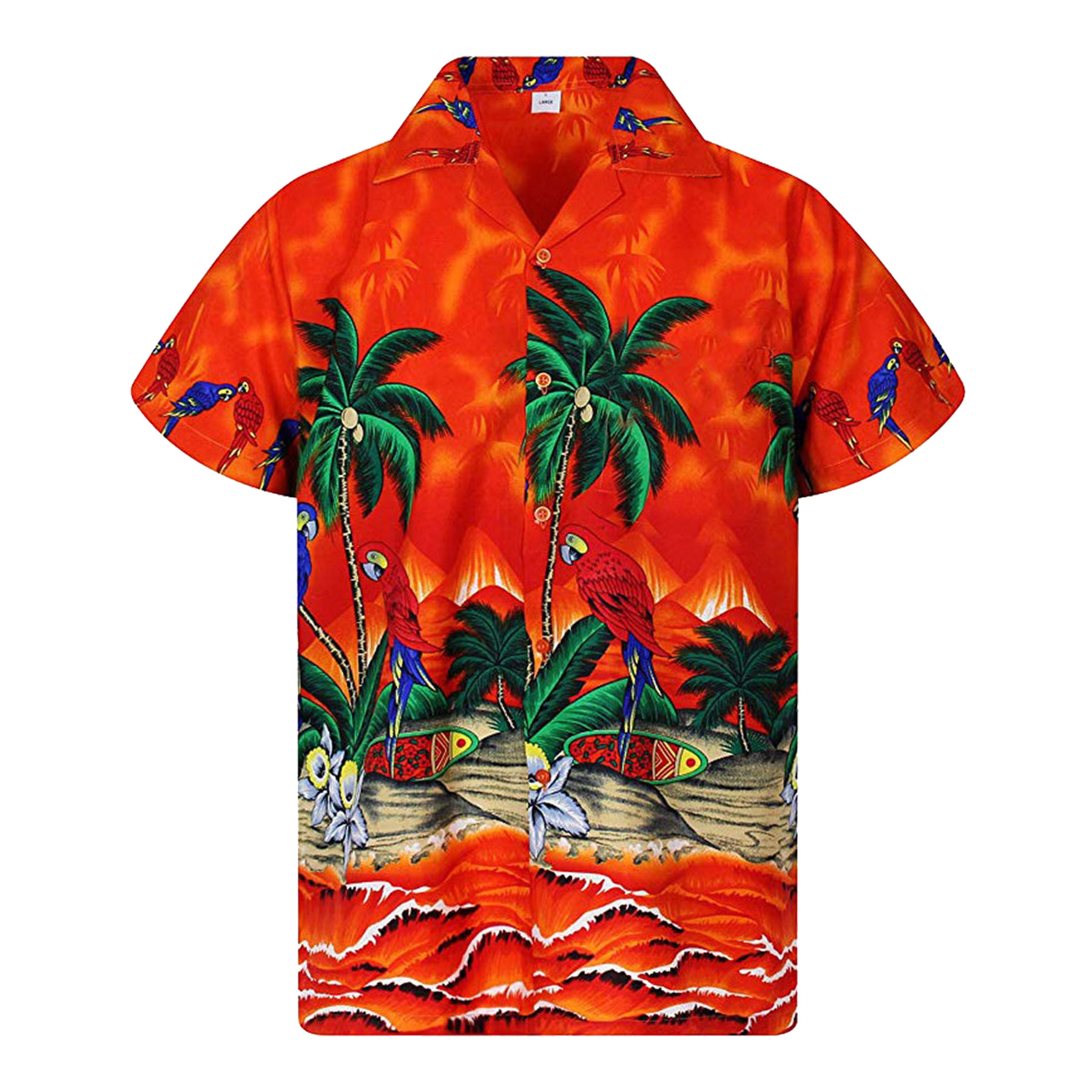 FlyFlyPromos - Mens Hawaiian Short Sleeve Shirt Image 21 - Promotional Product