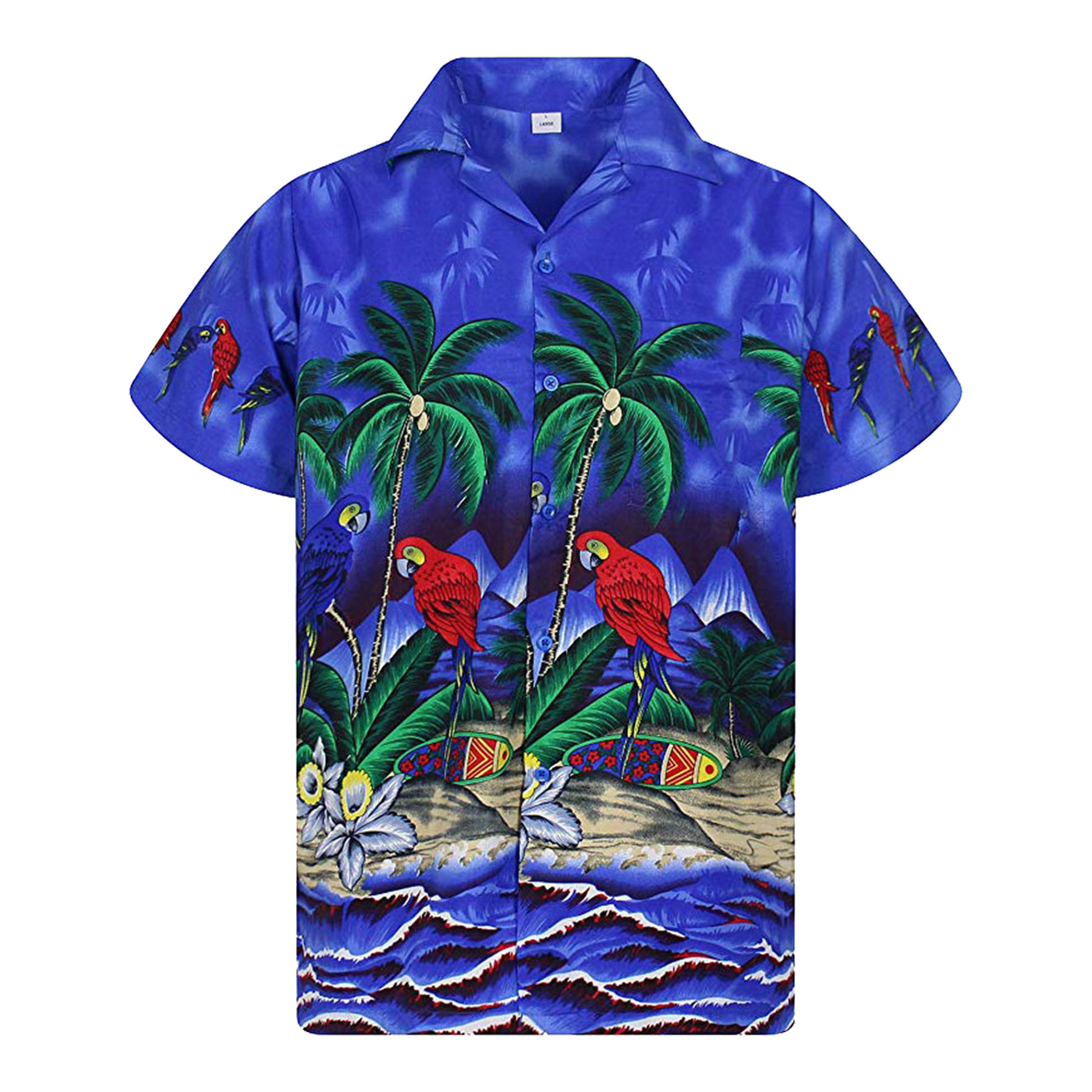 FlyFlyPromos - Mens Hawaiian Short Sleeve Shirt Image 20 - Promotional Product