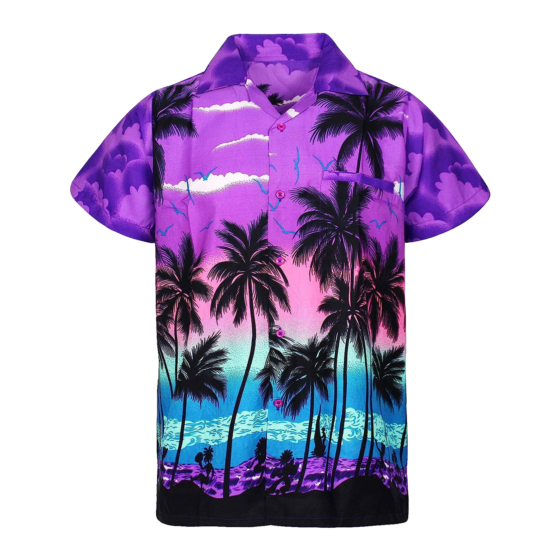 FlyFlyPromos - Mens Hawaiian Short Sleeve Shirt Image 18 - Promotional Product