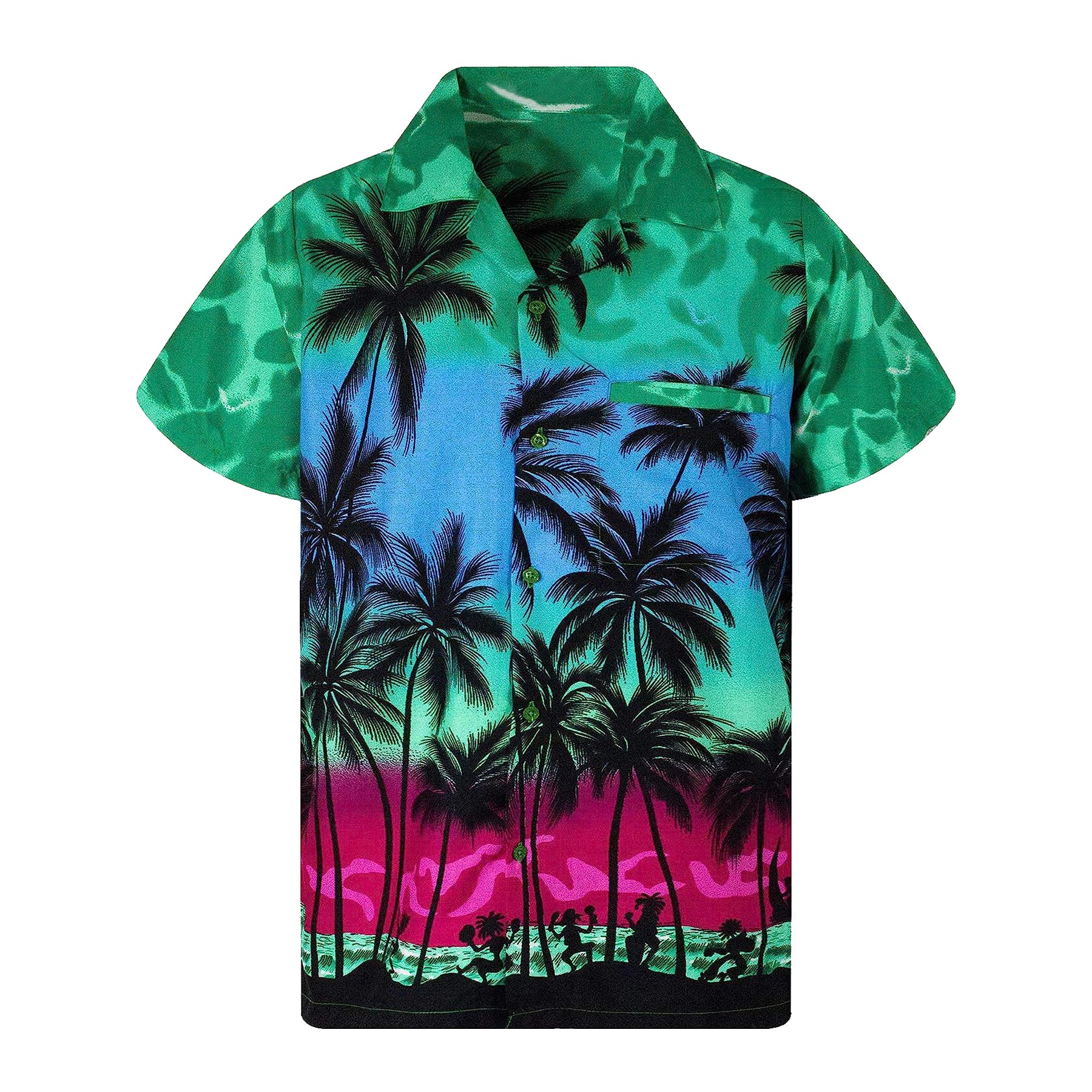 FlyFlyPromos - Mens Hawaiian Short Sleeve Shirt Image 17 - Promotional Product