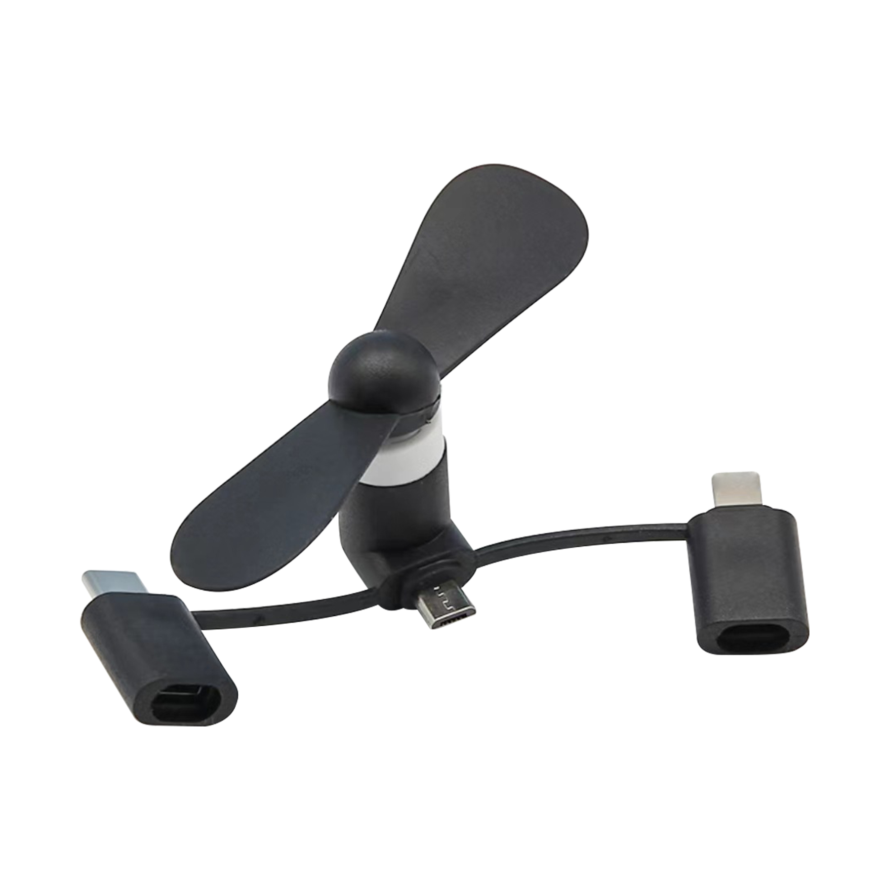 FlyFlyPromos - Mini USB 3 in 1 Portable Cell Smart Phone Fan Image 7 - Promotional Product