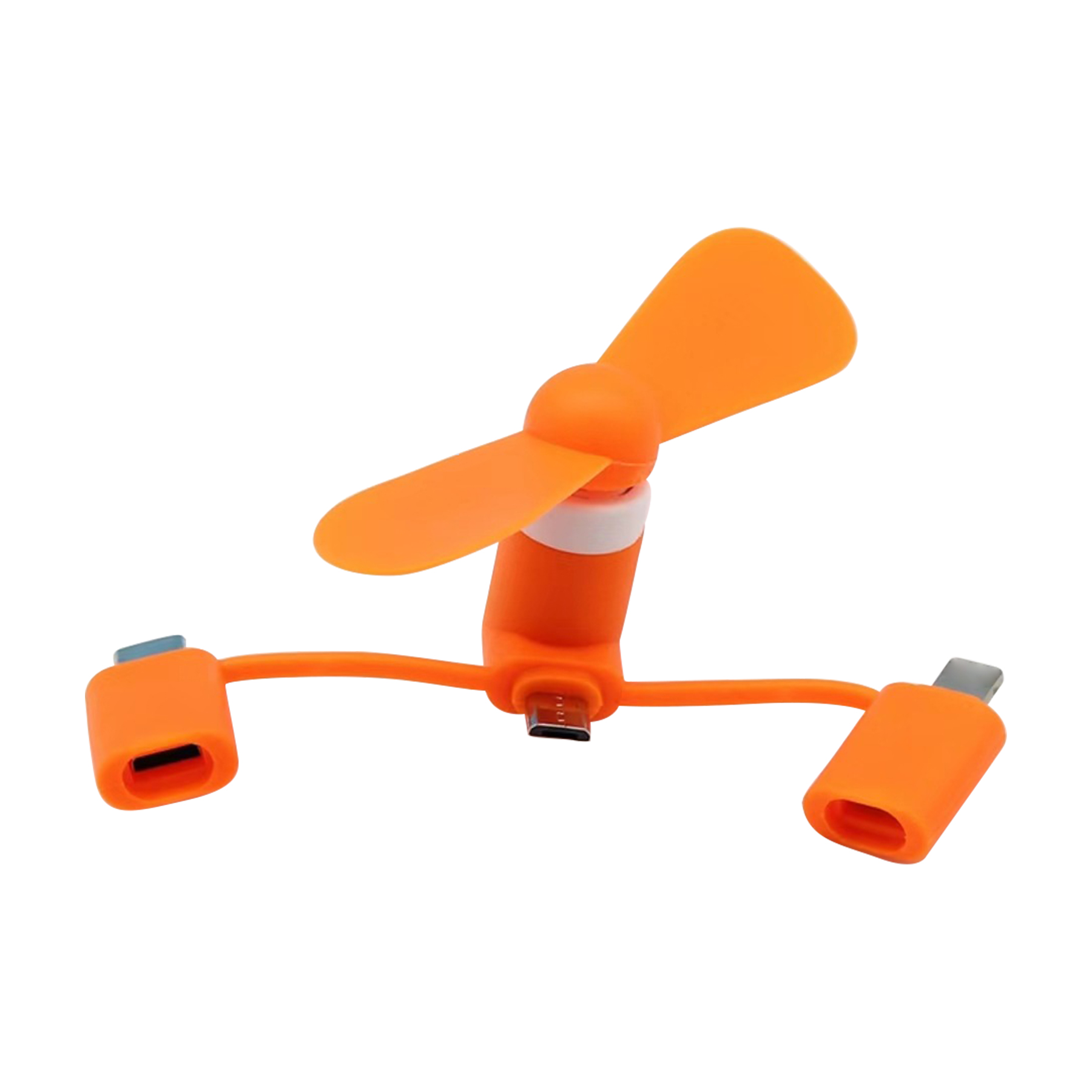 FlyFlyPromos - Mini USB 3 in 1 Portable Cell Smart Phone Fan Image 4 - Promotional Product