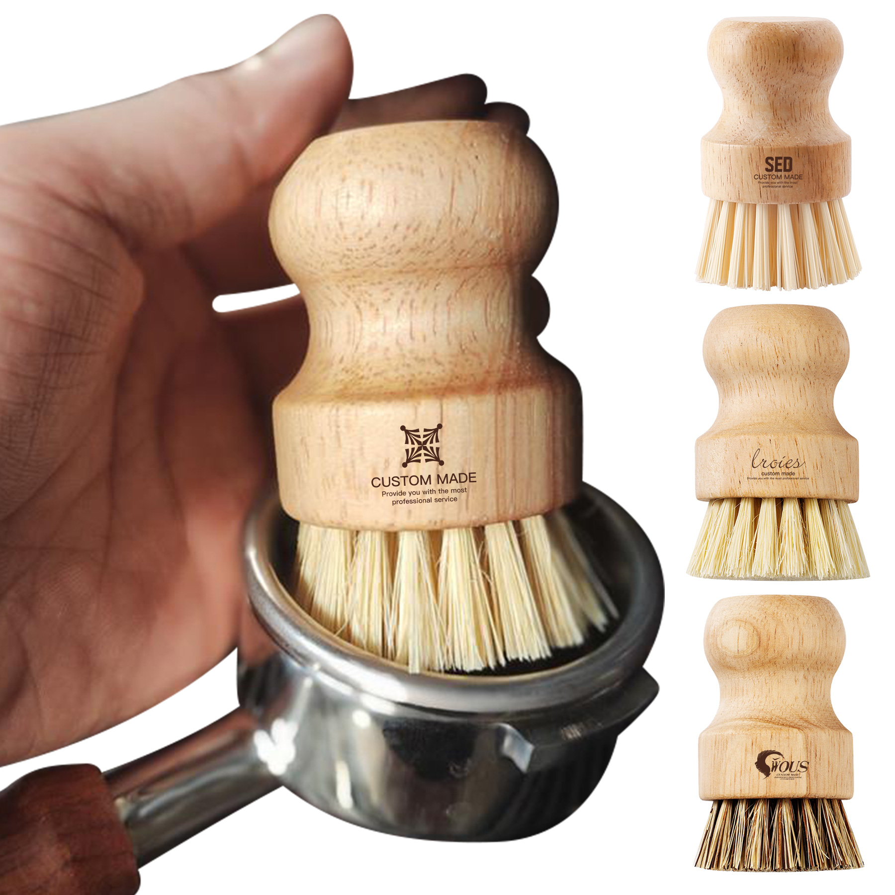 FlyFlyPromos - Wooden Dish Brush - Promotional Product