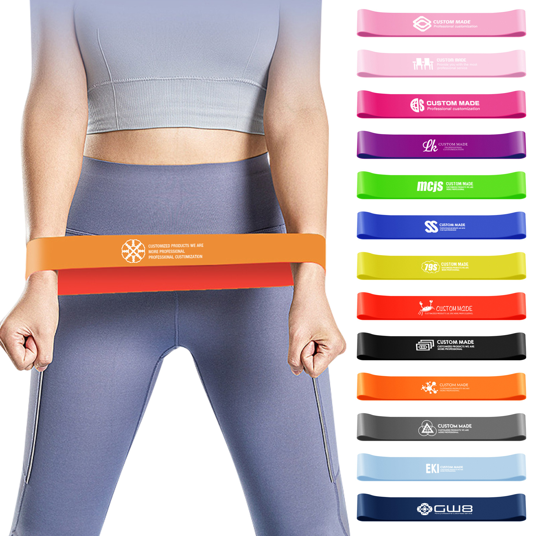 FlyFlyPromos - Fitness Resistance Band Set - Promotional Product