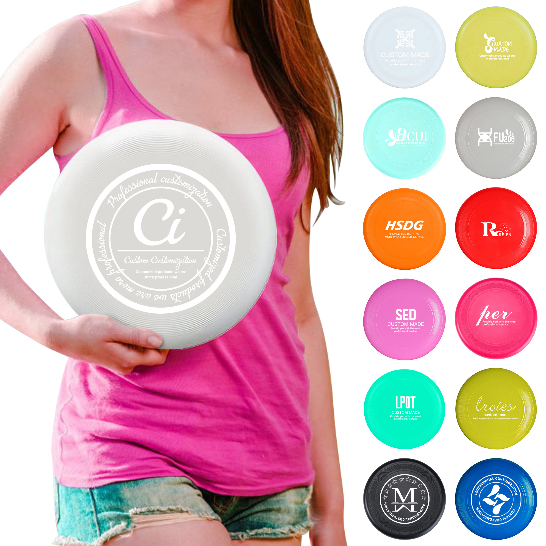 FlyFlyPromos - Racing Flying Disc - Promotional Product