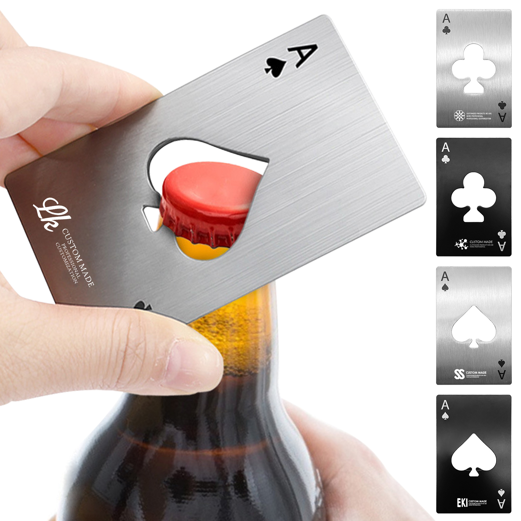 FlyFlyPromos - Stainless Steel Bottle Opener - Promotional Product