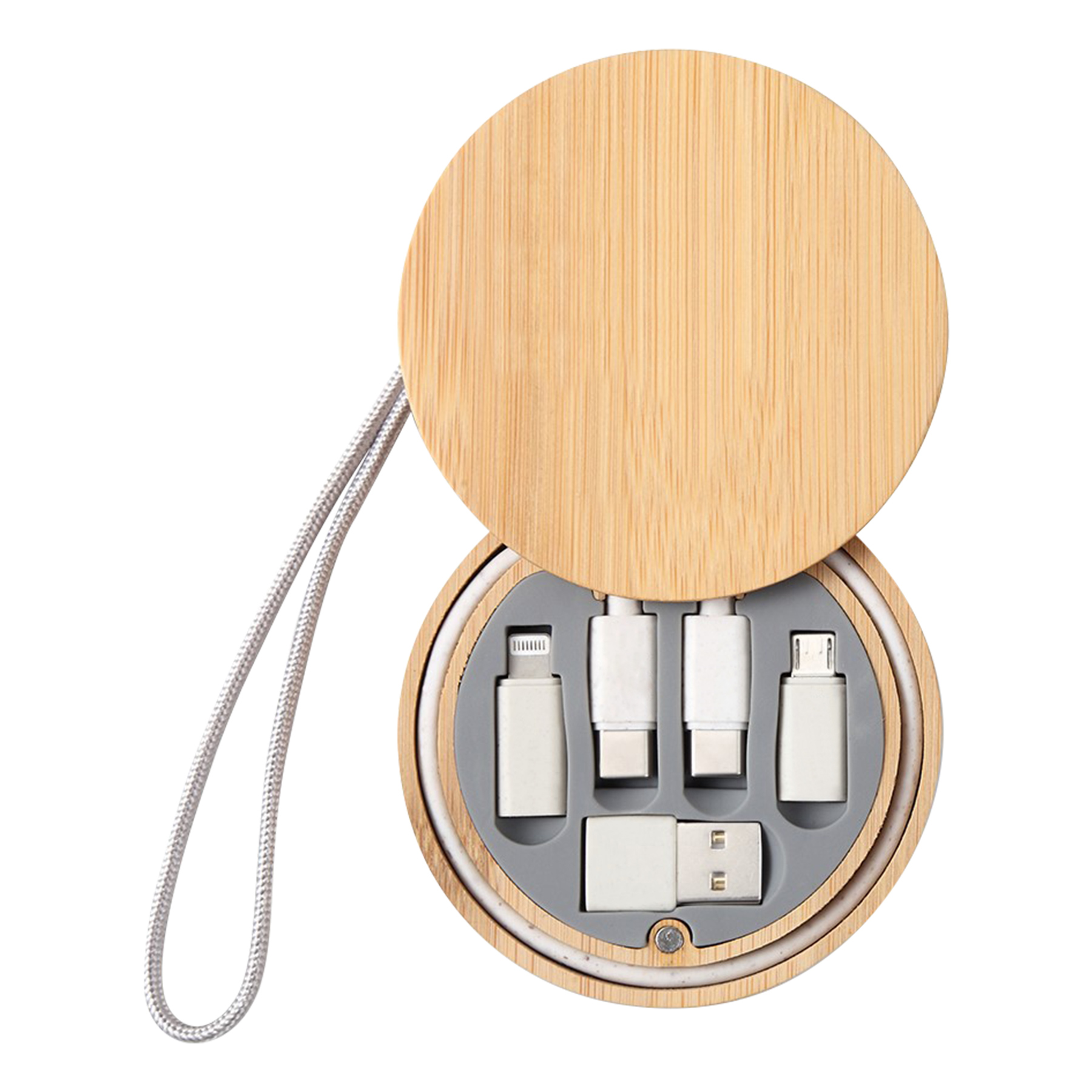 FlyFlyPromos - Bamboo Charger Image 3 - Promotional Product