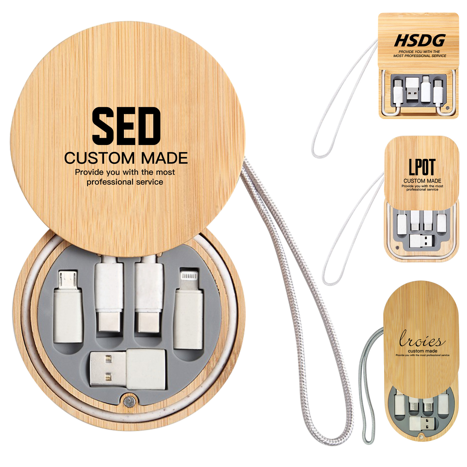 FlyFlyPromos - Bamboo Charger - Promotional Product