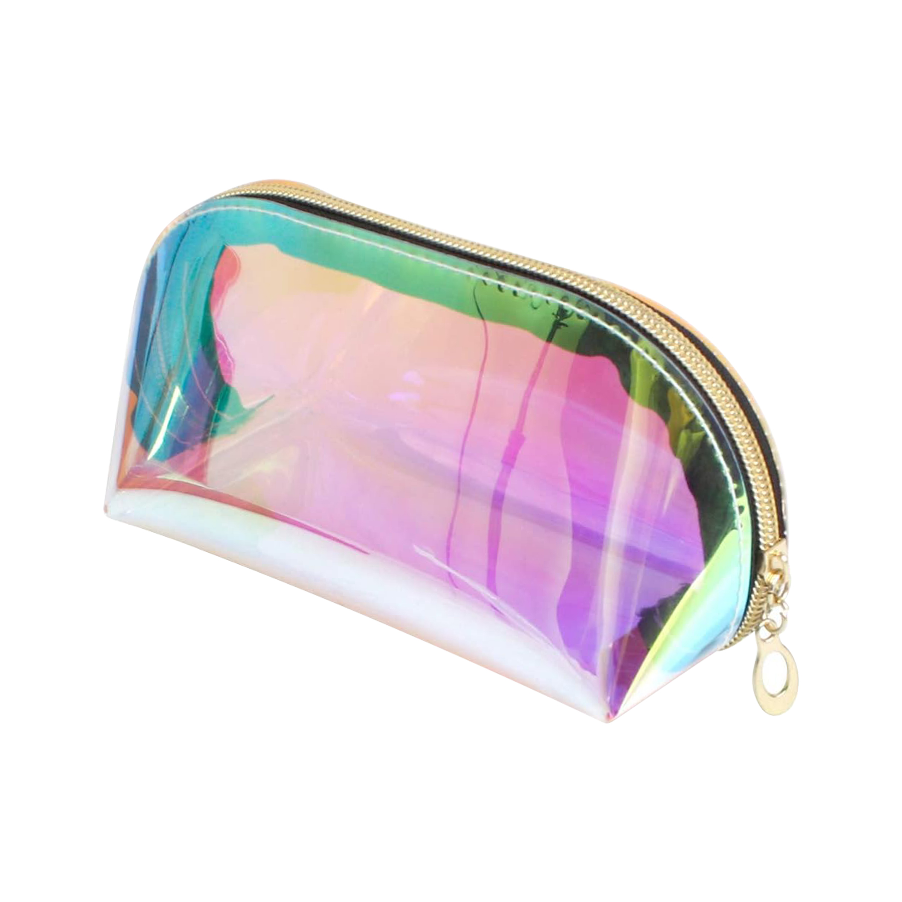 FlyFlyPromos - Transparent TPU Laser Holographic Cosmetic Makeup Bag Image 3 - Promotional Product