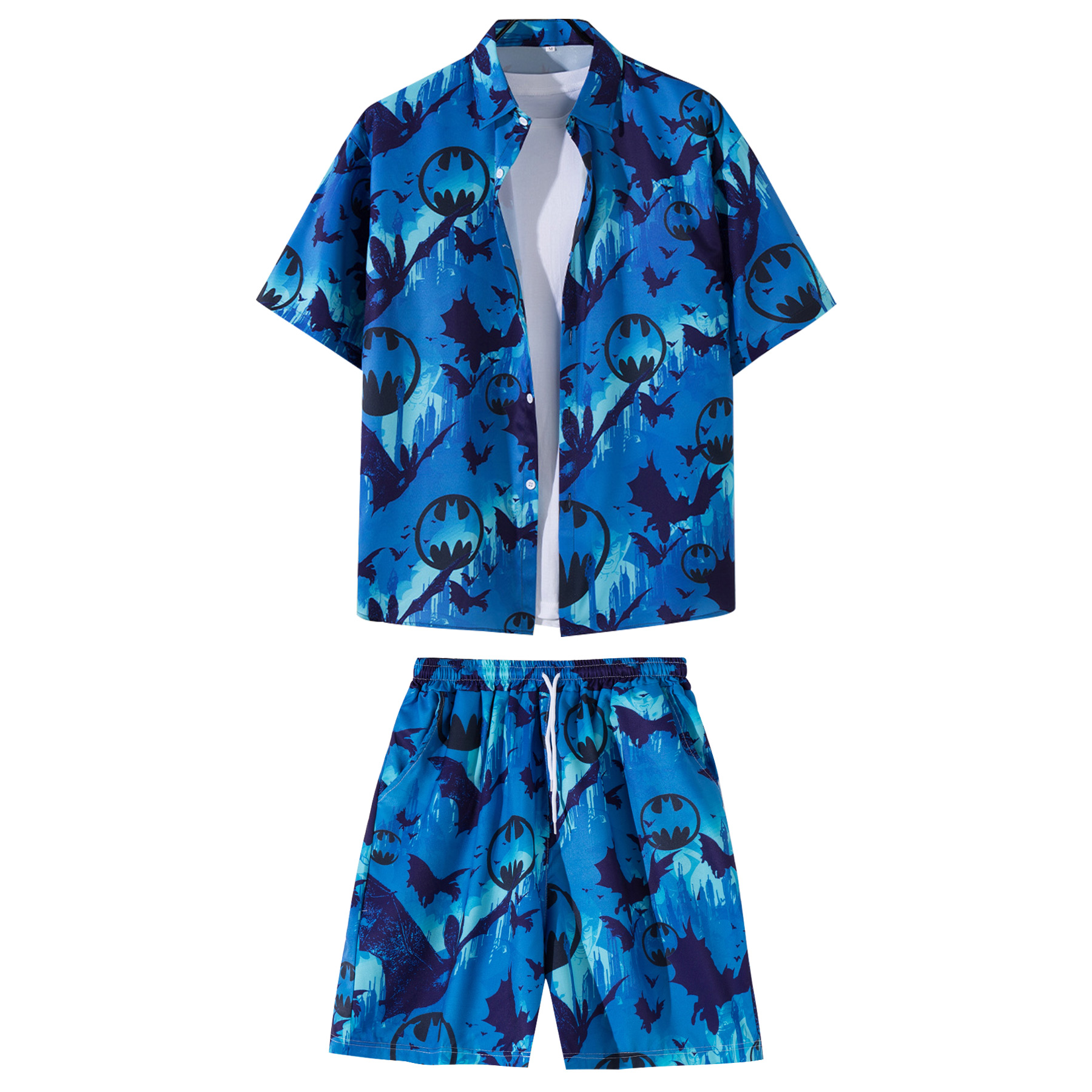 FlyFlyPromos - 2 Pieces Hawaiian Shirts And Shorts Sets Image 4 - Promotional Product