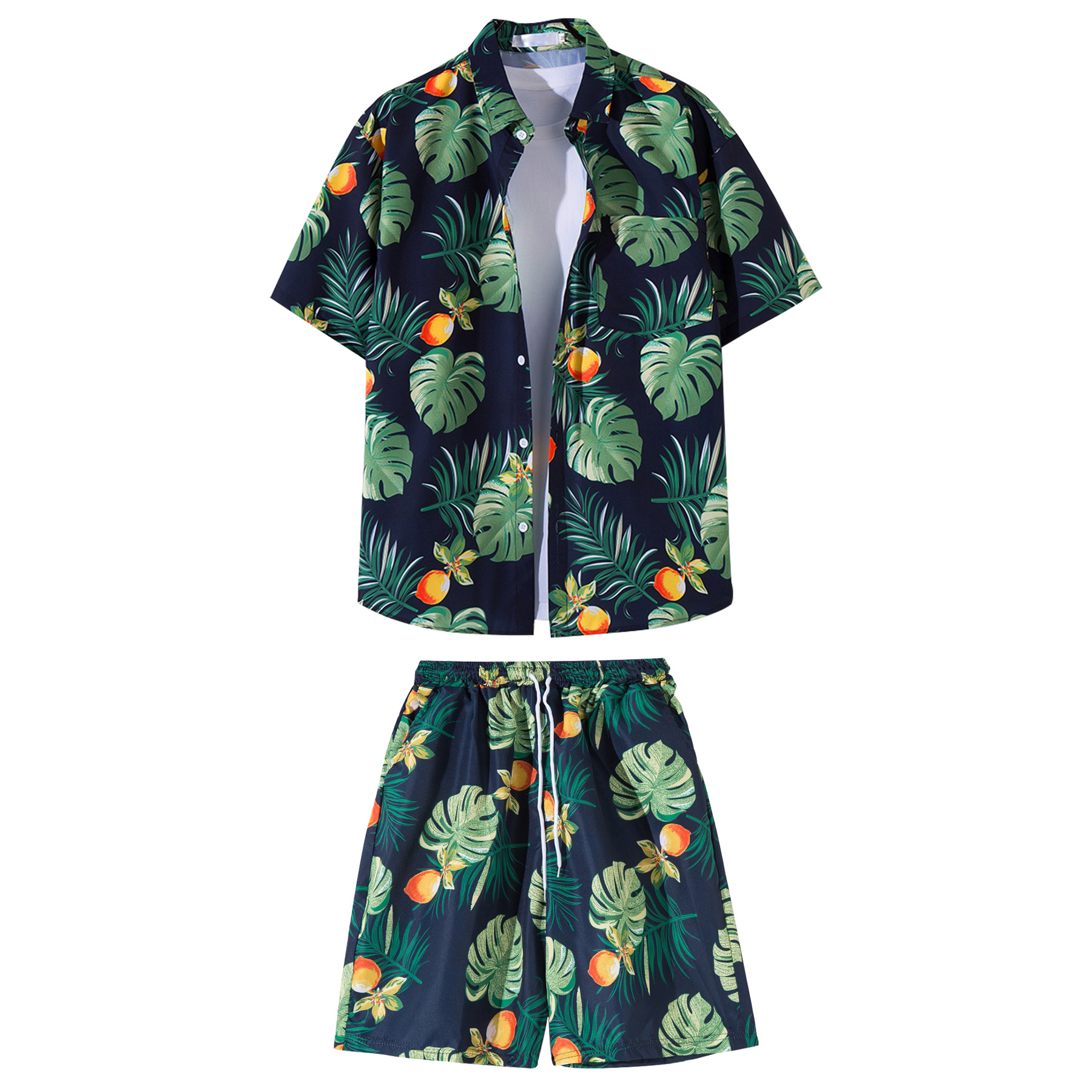 FlyFlyPromos - 2 Pieces Hawaiian Shirts And Shorts Sets Image 17 - Promotional Product