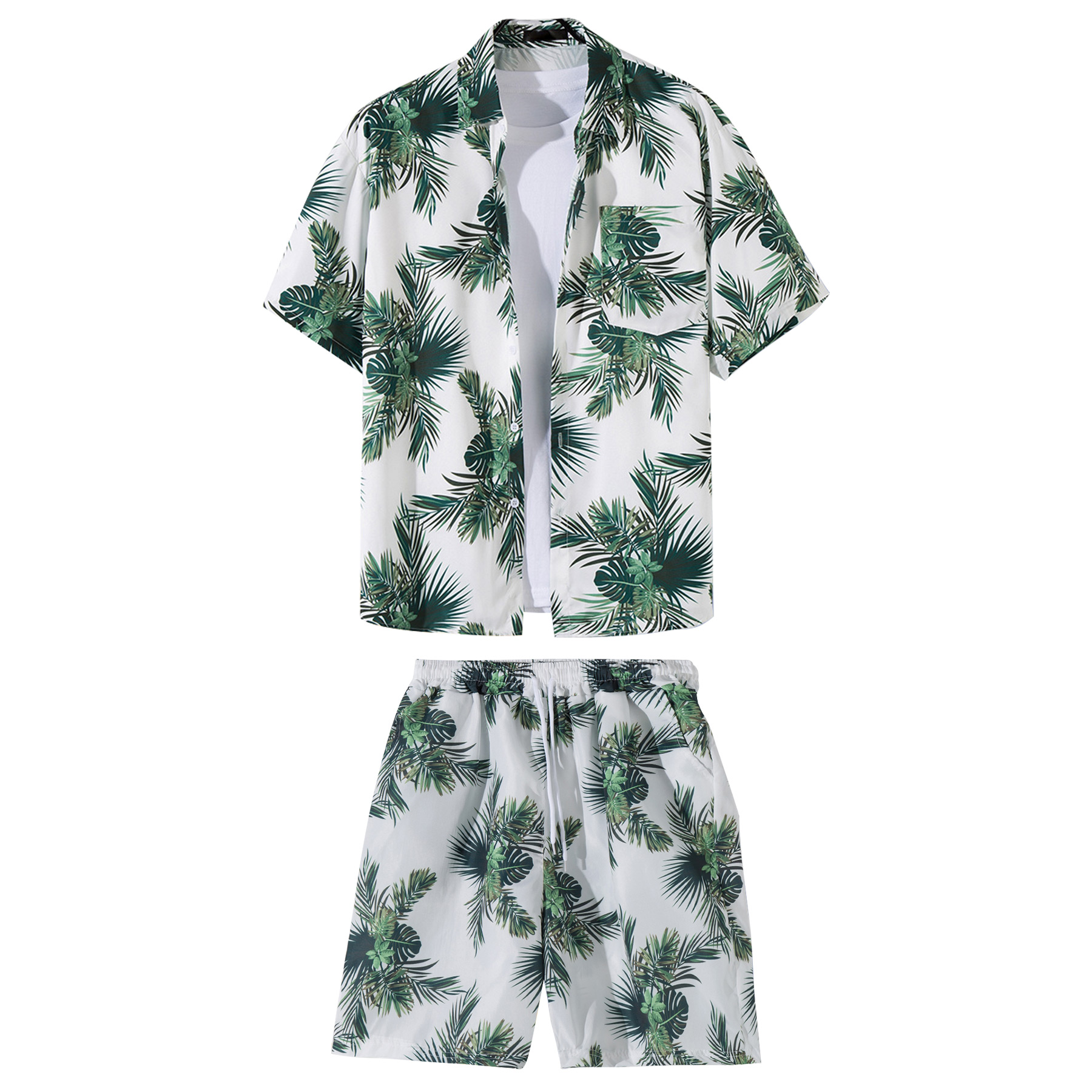 FlyFlyPromos - 2 Pieces Hawaiian Shirts And Shorts Sets Image 13 - Promotional Product