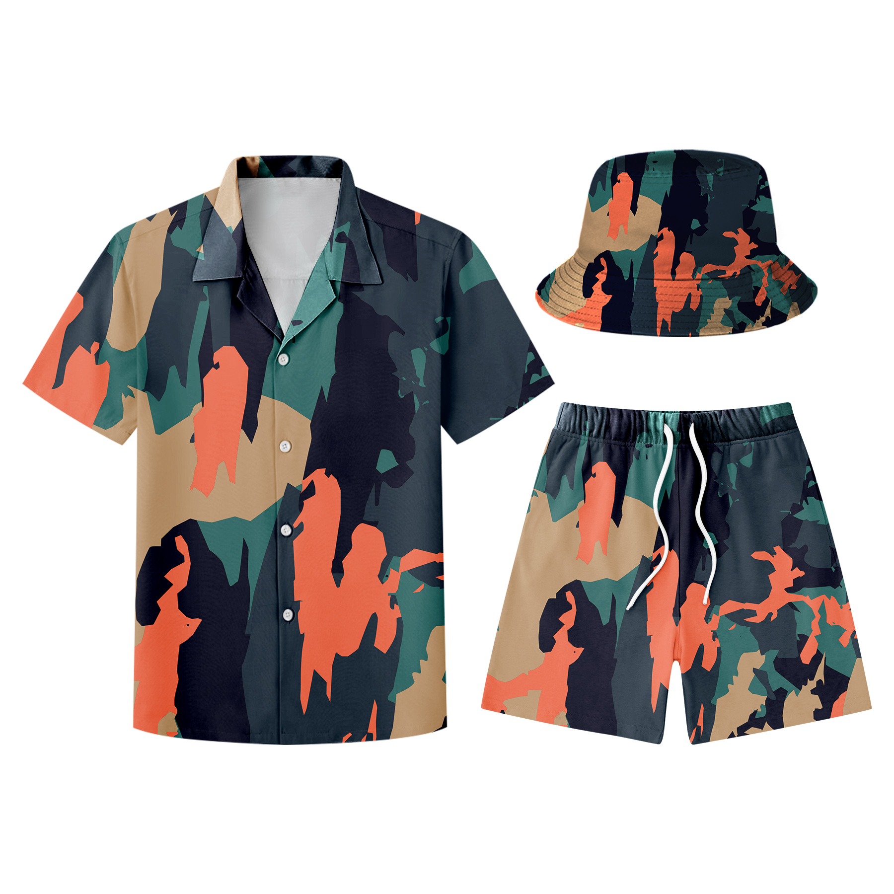 FlyFlyPromos - Hawaiian Shirts, Shorts And Bucket Hats Sets Image 16 - Promotional Product