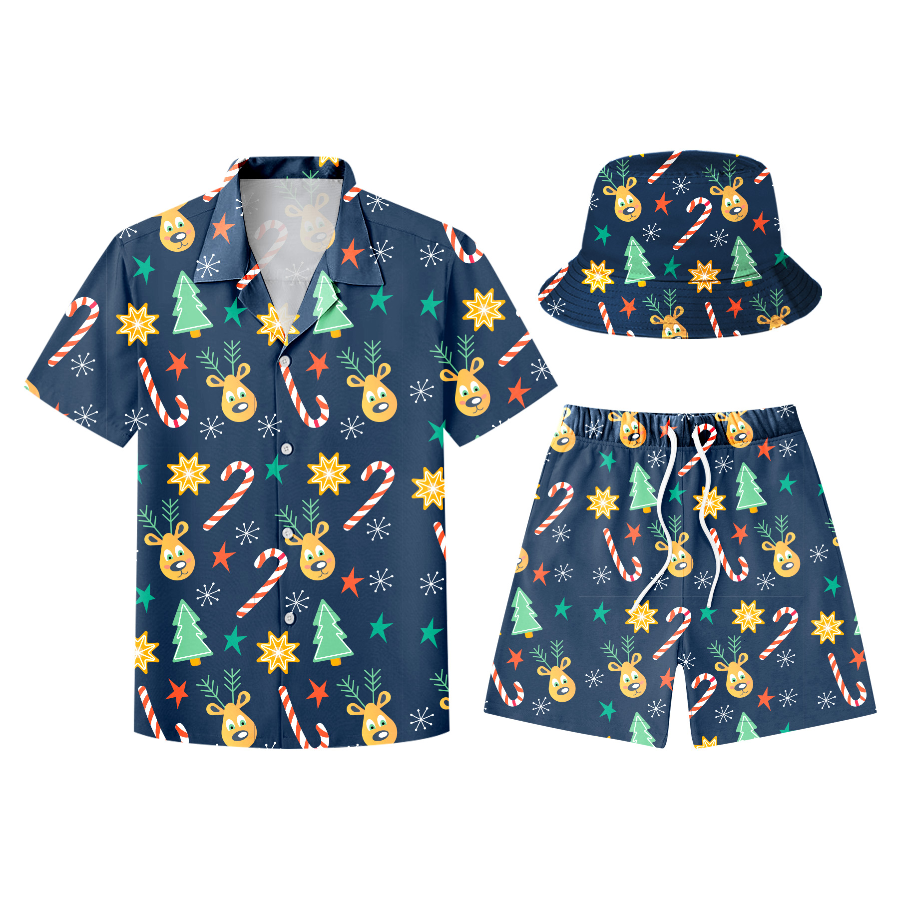 FlyFlyPromos - Hawaiian Shirts, Shorts And Bucket Hats Sets Image 15 - Promotional Product