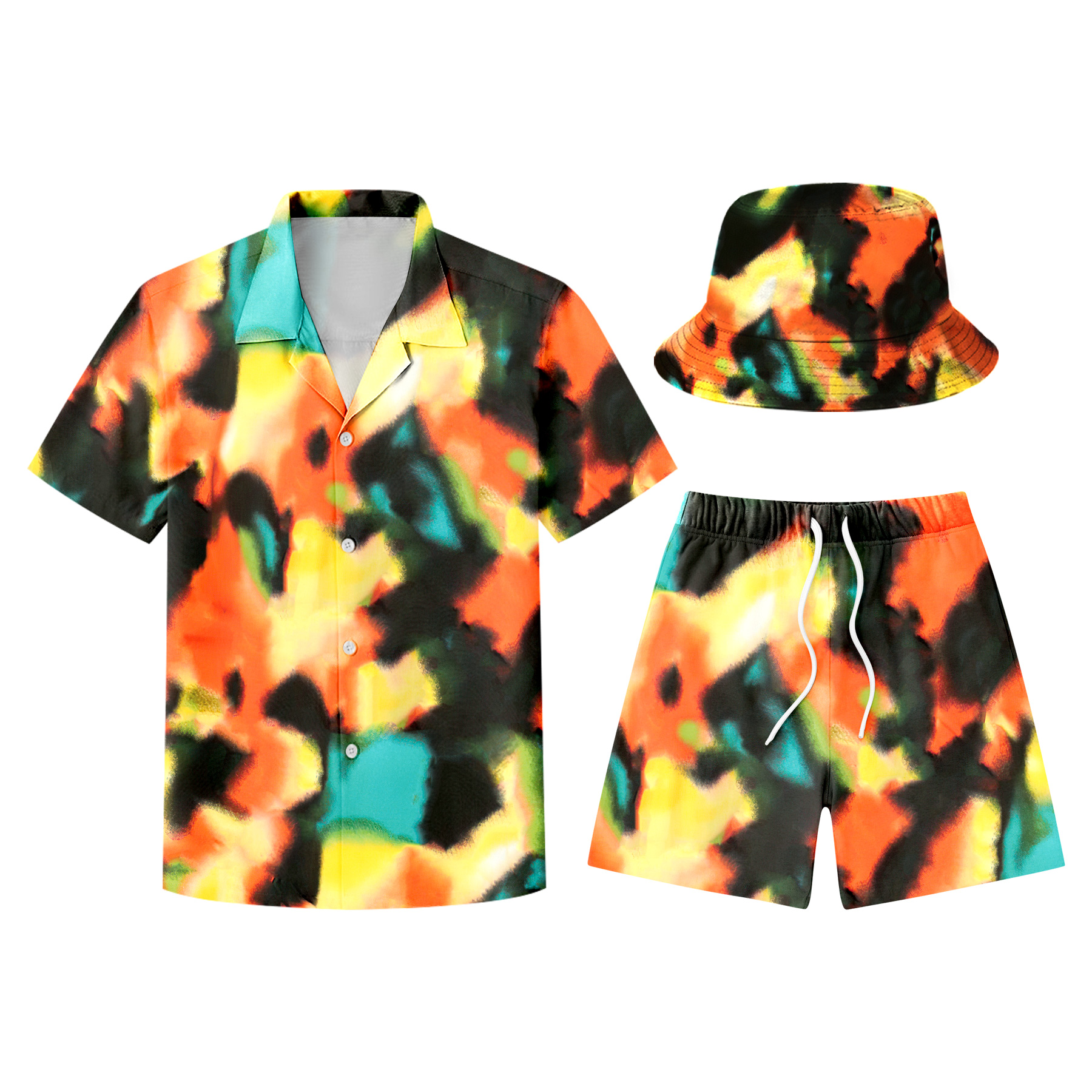 FlyFlyPromos - Hawaiian Shirts, Shorts And Bucket Hats Sets Image 14 - Promotional Product