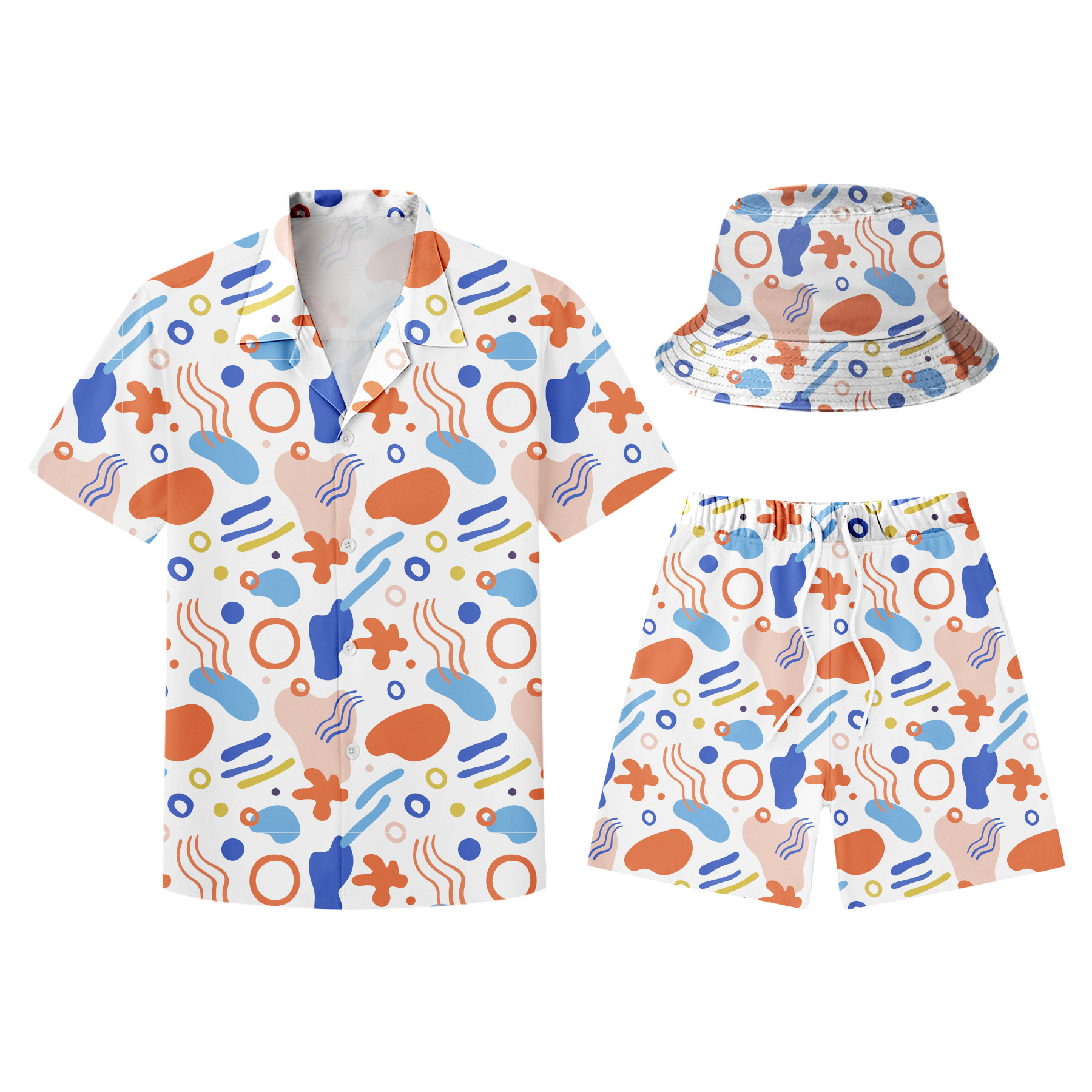 FlyFlyPromos - Hawaiian Shirts, Shorts And Bucket Hats Sets Image 11 - Promotional Product