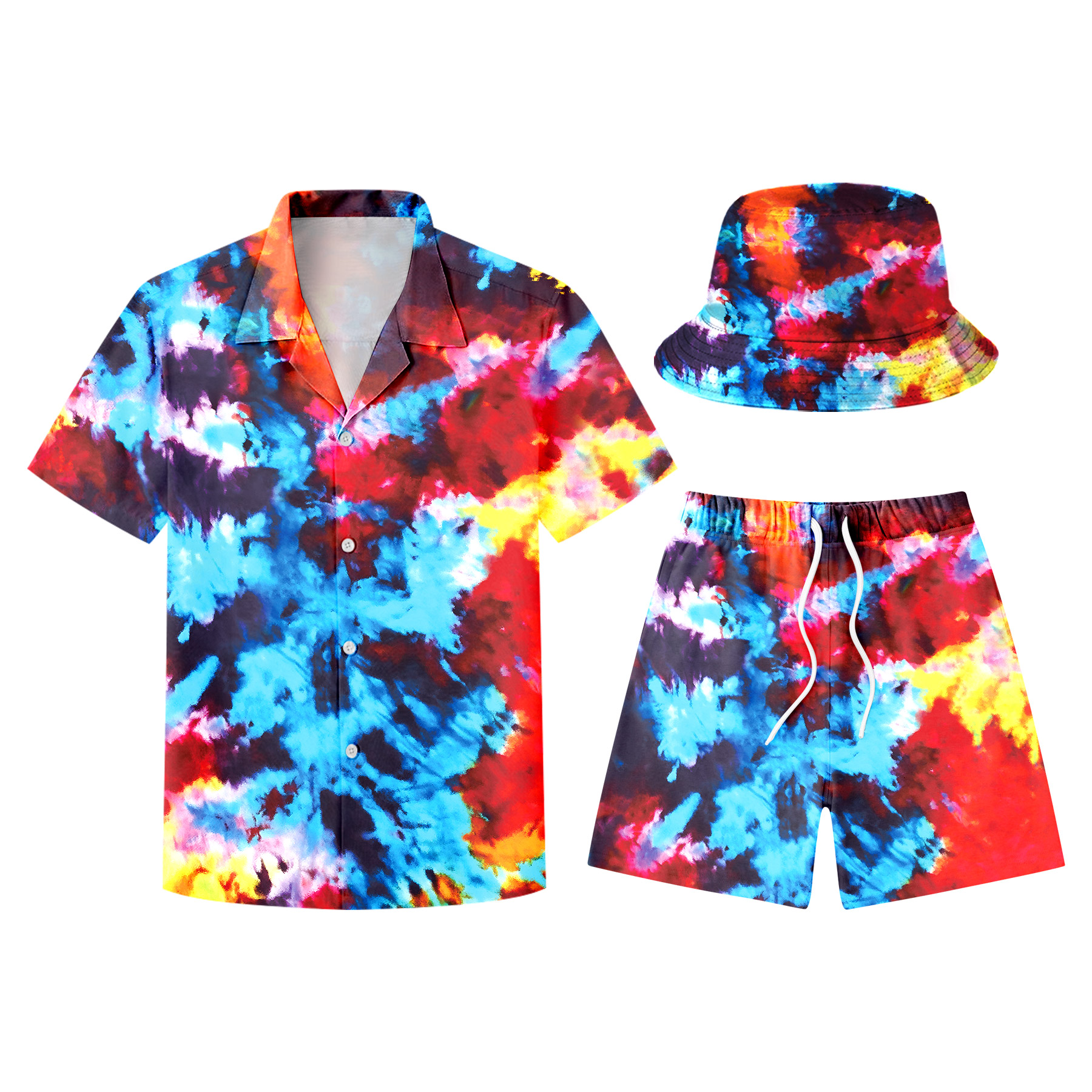 FlyFlyPromos - Hawaiian Shirts, Shorts And Bucket Hats Sets Image 7 - Promotional Product