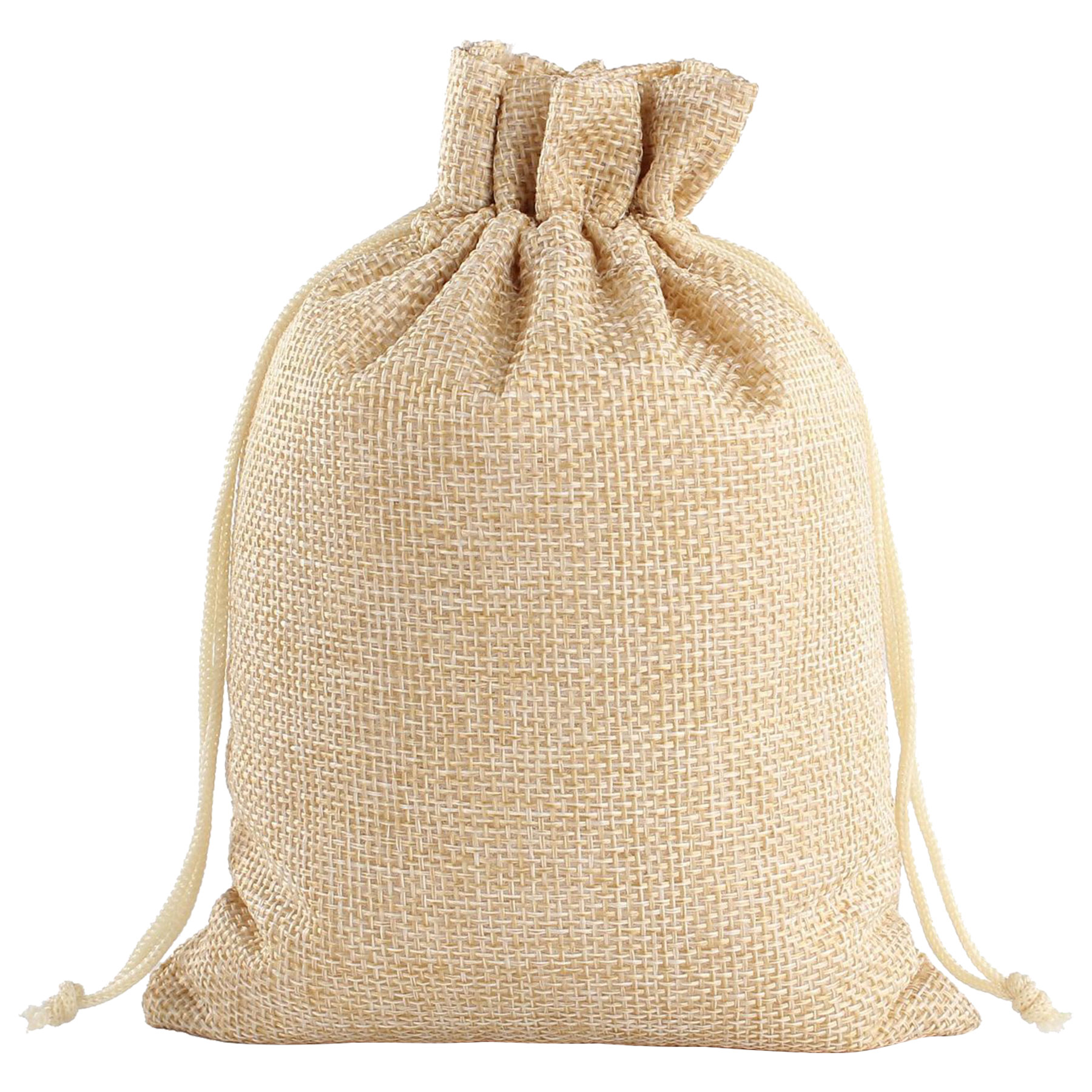 FlyFlyPromos - Burlap Drawstring Bag Image 18 - Promotional Product