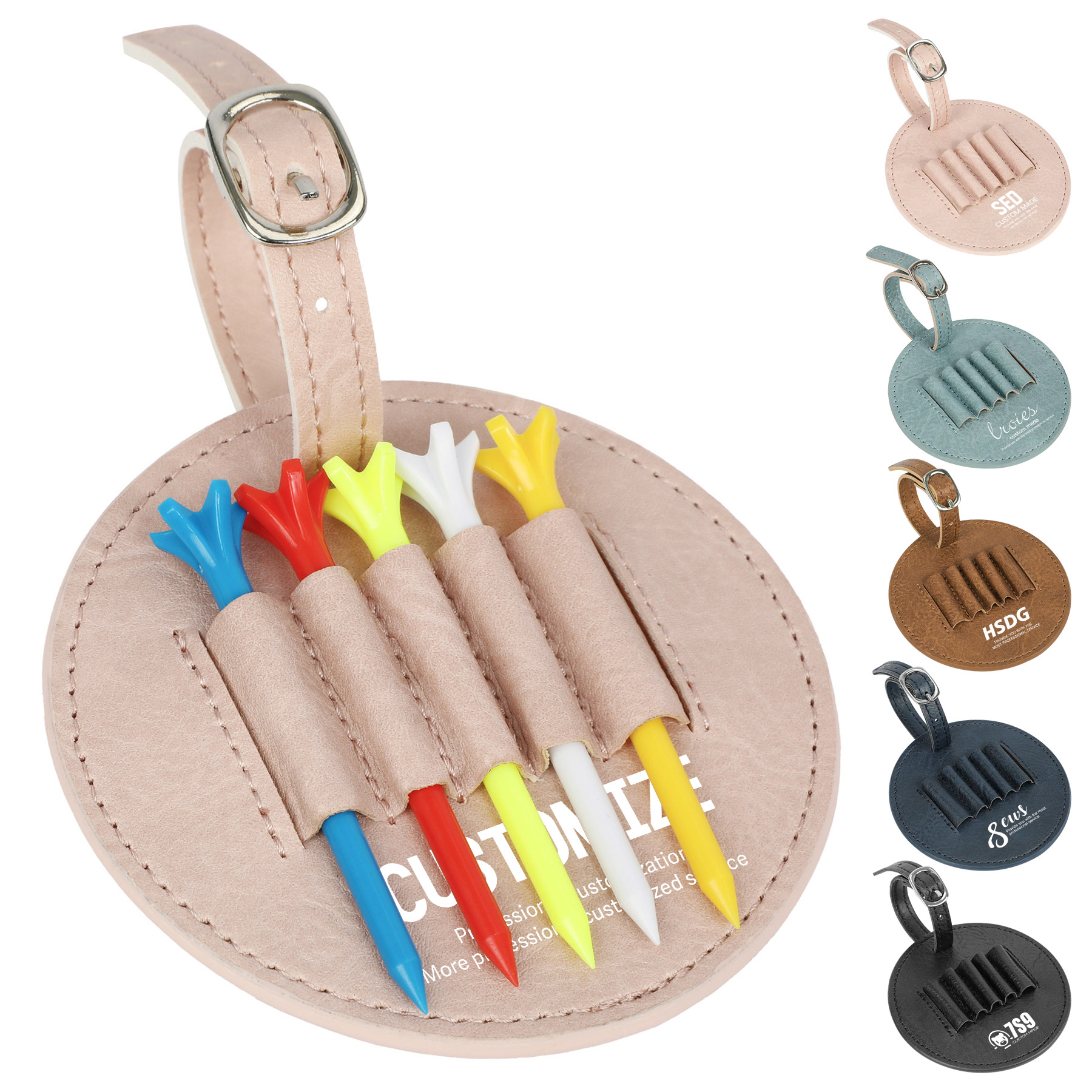 FlyFlyPromos - PU Golf Tees Holder - Promotional Product