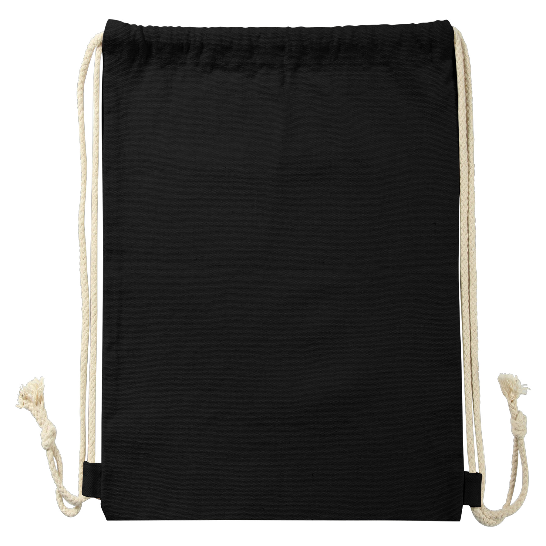 FlyFlyPromos - Canvas Drawstring Backpacks Image 3 - Promotional Product