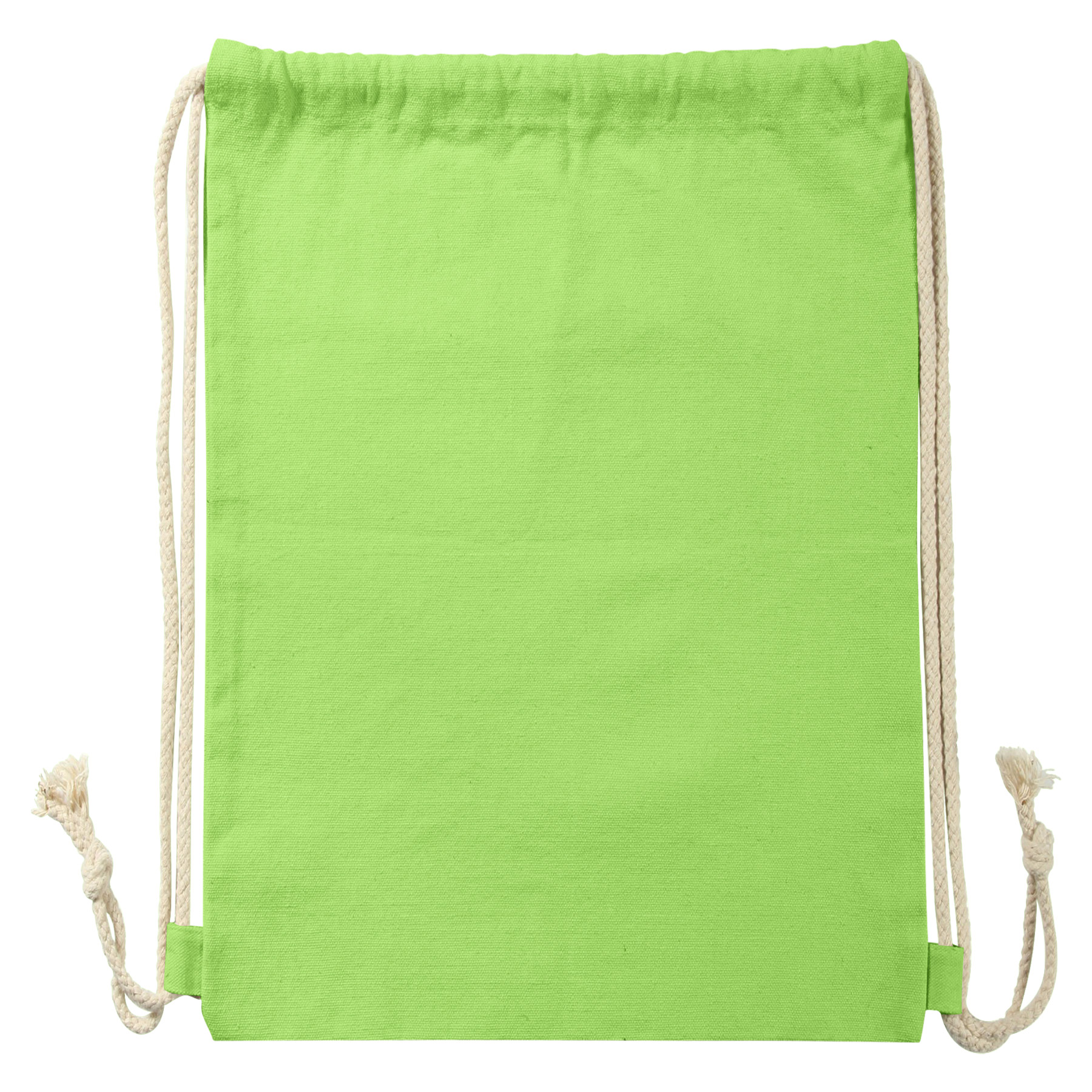 FlyFlyPromos - Canvas Drawstring Backpacks Image 2 - Promotional Product