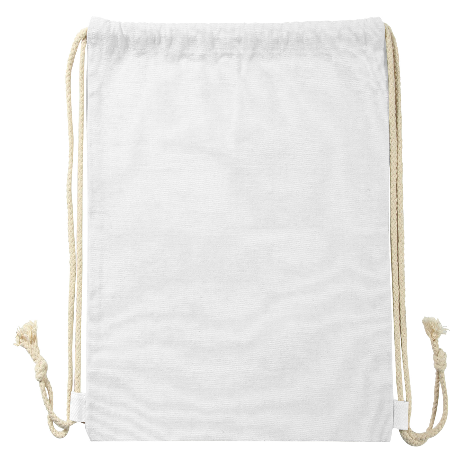 FlyFlyPromos - Canvas Drawstring Backpacks Image 5 - Promotional Product