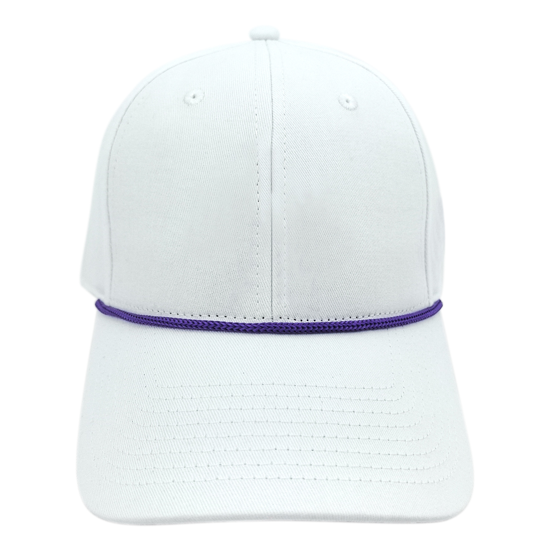 FlyFlyPromos - 3D Embroidery Cotton Cap With Rope Accent & Velcro Closure Image 9 - Promotional Product