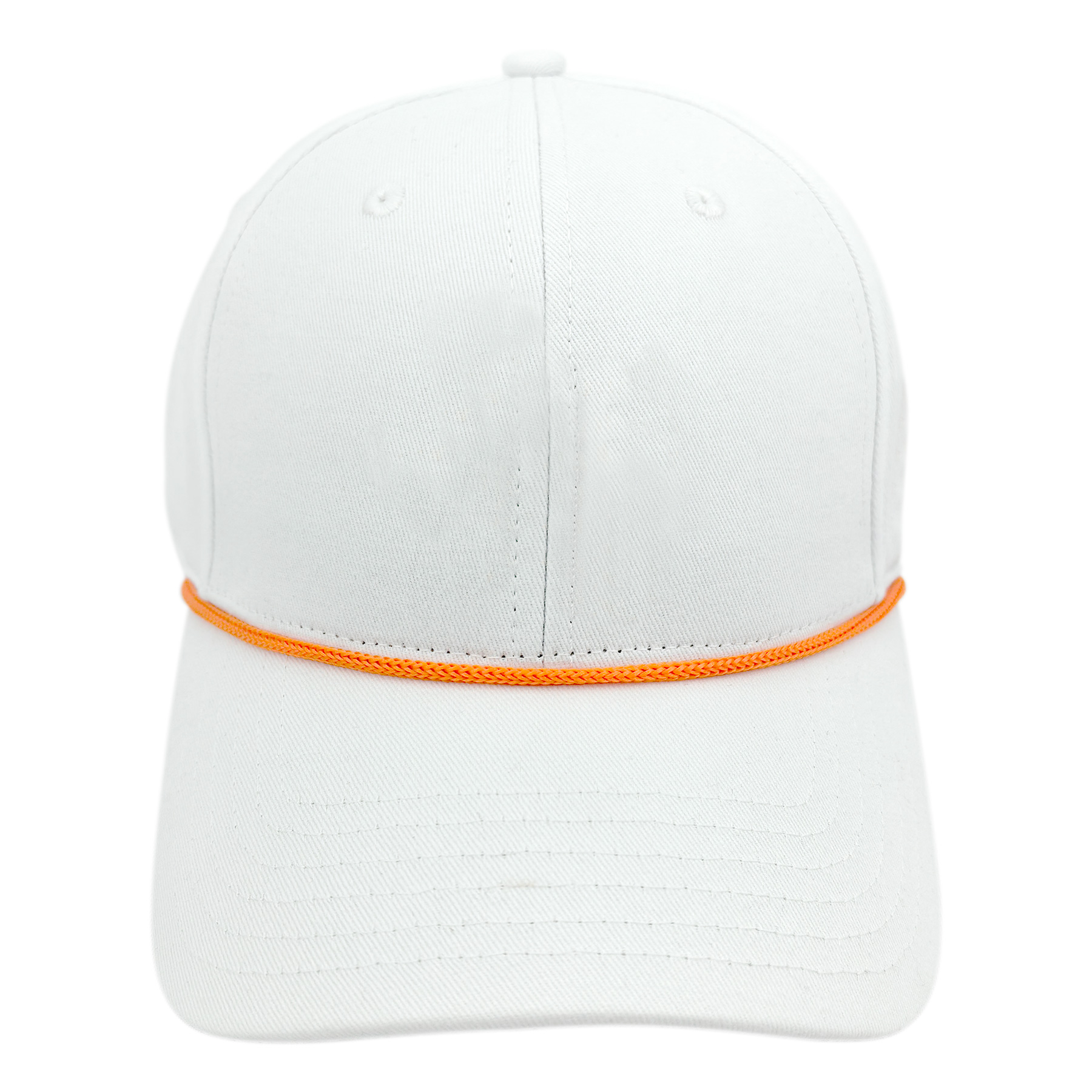 FlyFlyPromos - 3D Embroidery Cotton Cap With Rope Accent & Velcro Closure Image 6 - Promotional Product