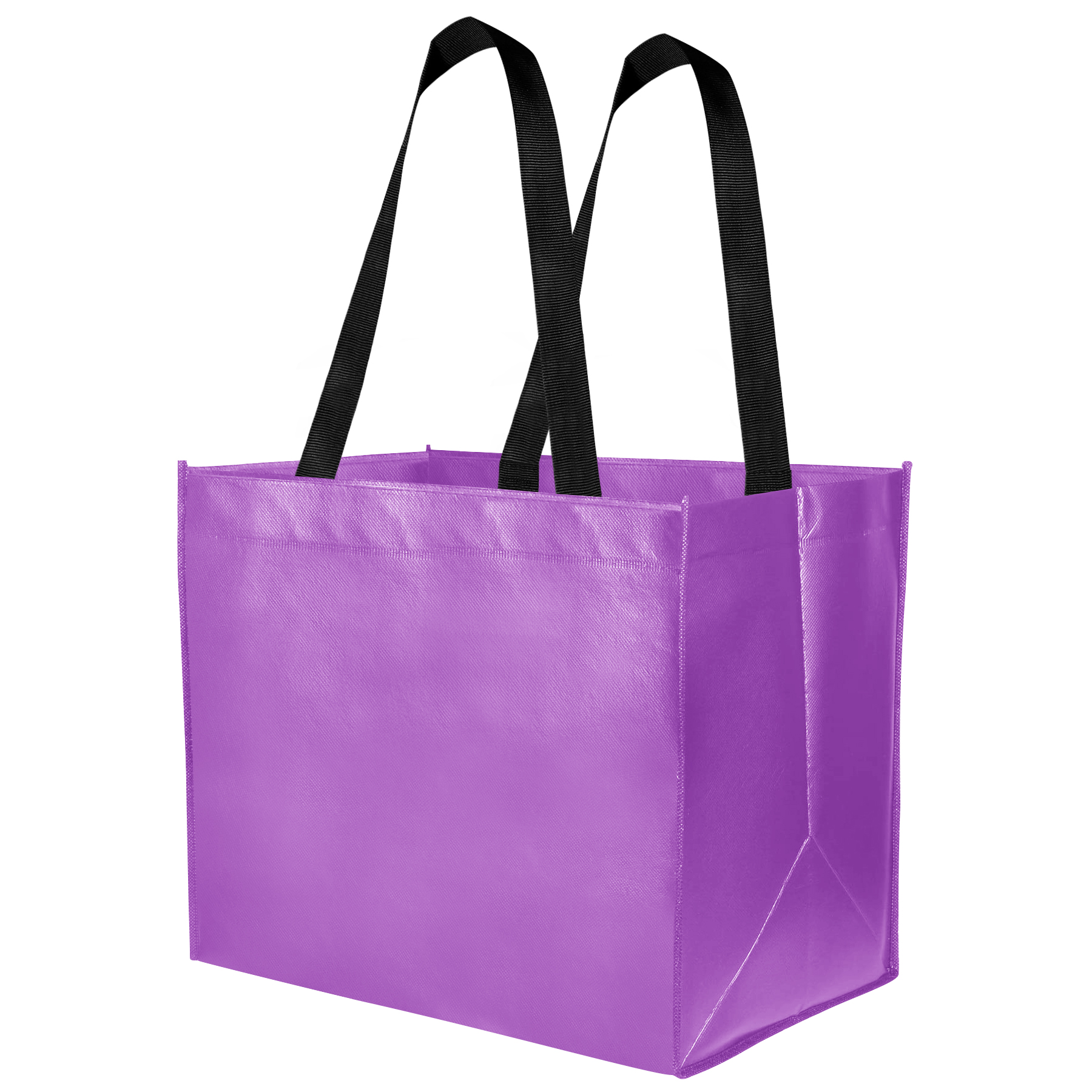 FlyFlyPromos - Glossy Laminated Shopping Tote Bags Image 5 - Promotional Product