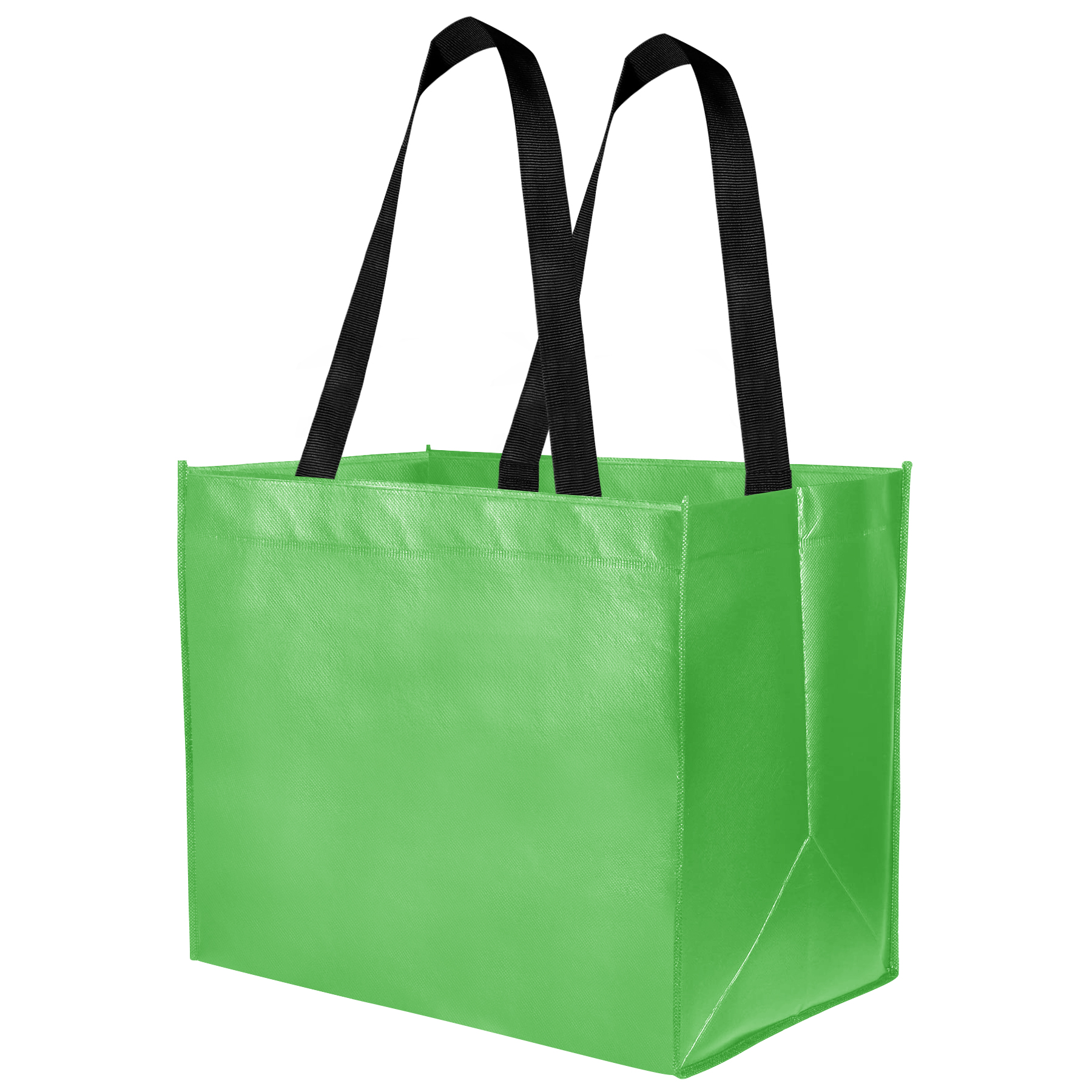 FlyFlyPromos - Glossy Laminated Shopping Tote Bags Image 3 - Promotional Product