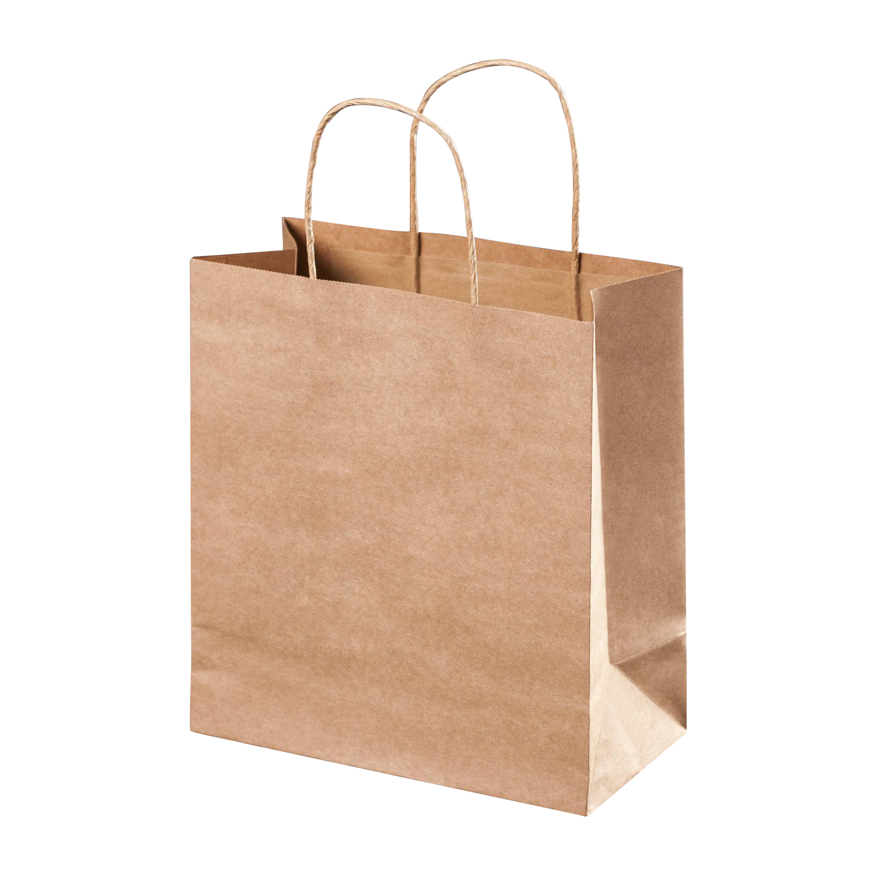 FlyFlyPromos - Kraft Paper Brown Shopping Bag Image 4 - Promotional Product