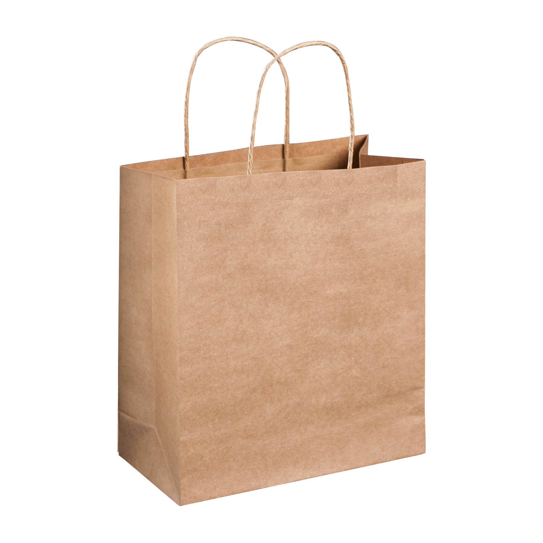FlyFlyPromos - Kraft Paper Brown Shopping Bag Image 3 - Promotional Product