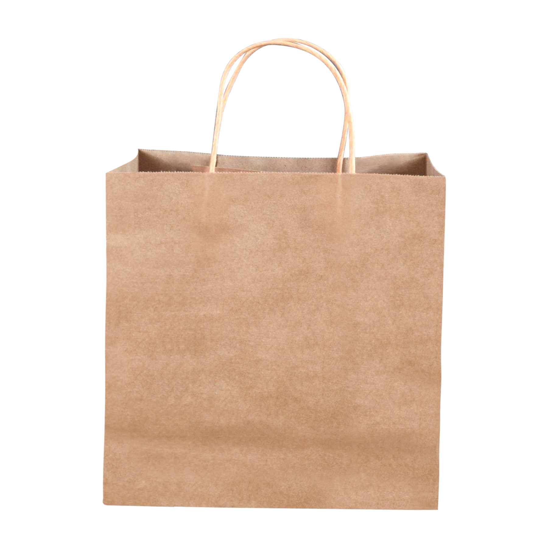 FlyFlyPromos - Kraft Paper Brown Shopping Bag Image 2 - Promotional Product