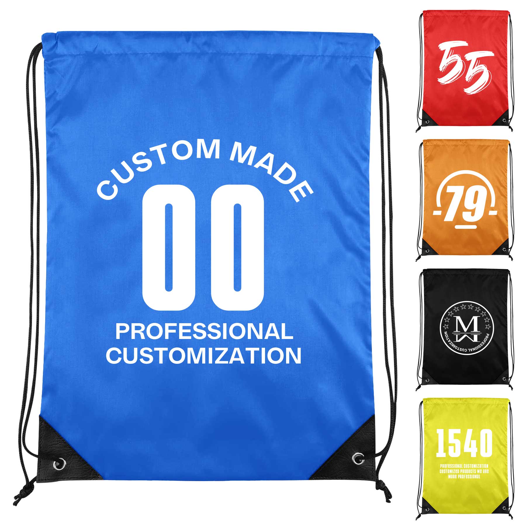 FlyFlyPromos - 210D Polyester Cinch Bag 13&quot; x 17&quot; - Promotional Product