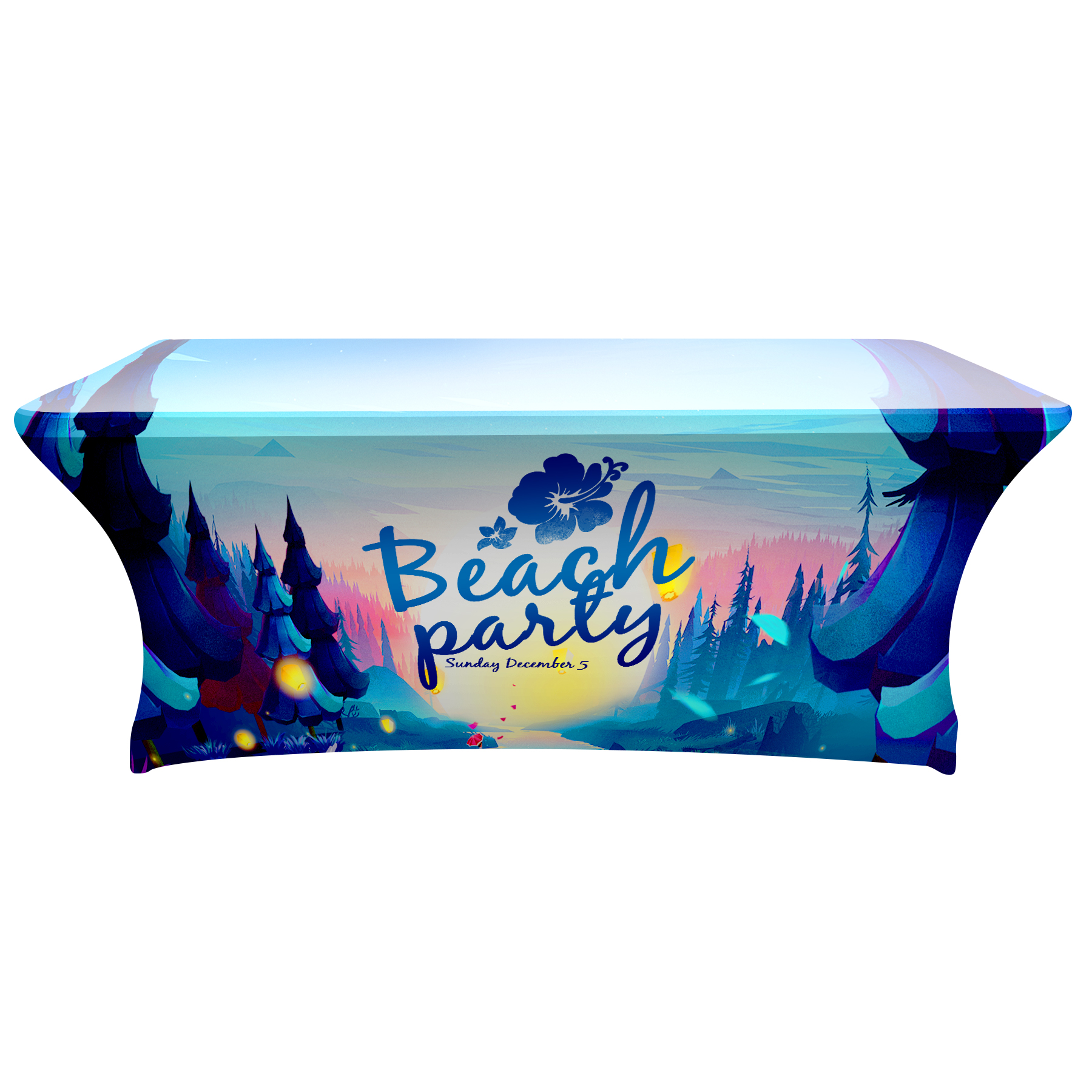FlyFlyPromos - 6' Table Cover Image 2 - Promotional Product