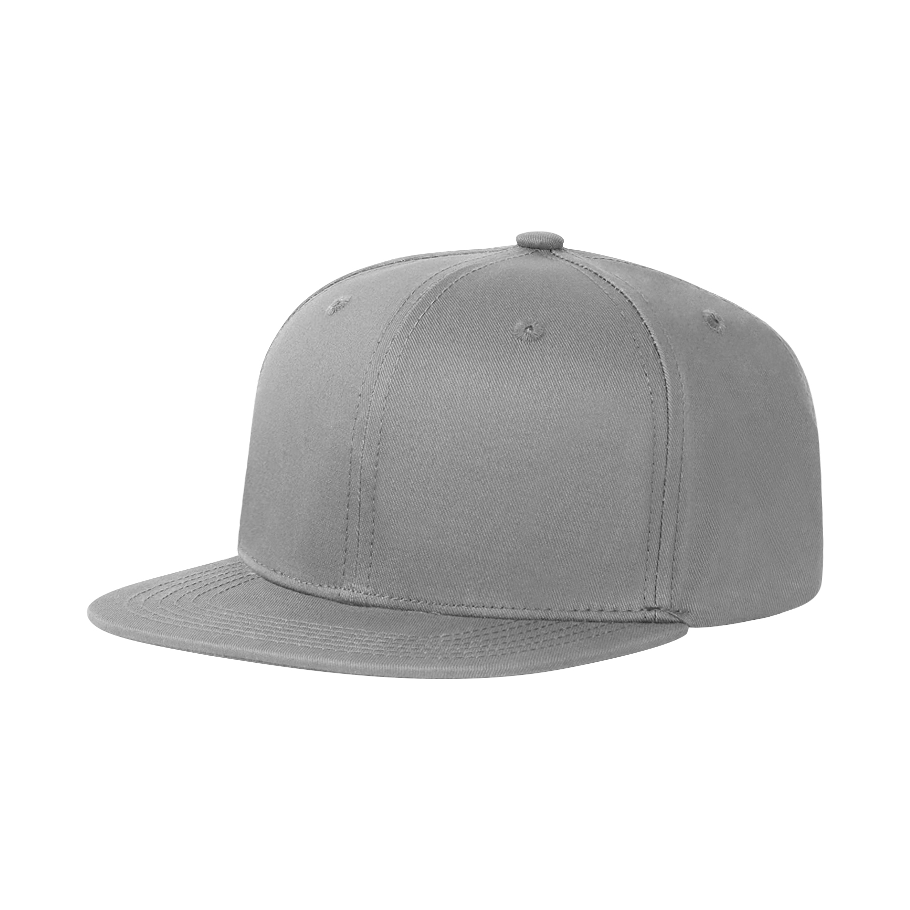 FlyFlyPromos - Cotton Twill Flat Visor 6 Panel Baseball Cap Image 6 - Promotional Product