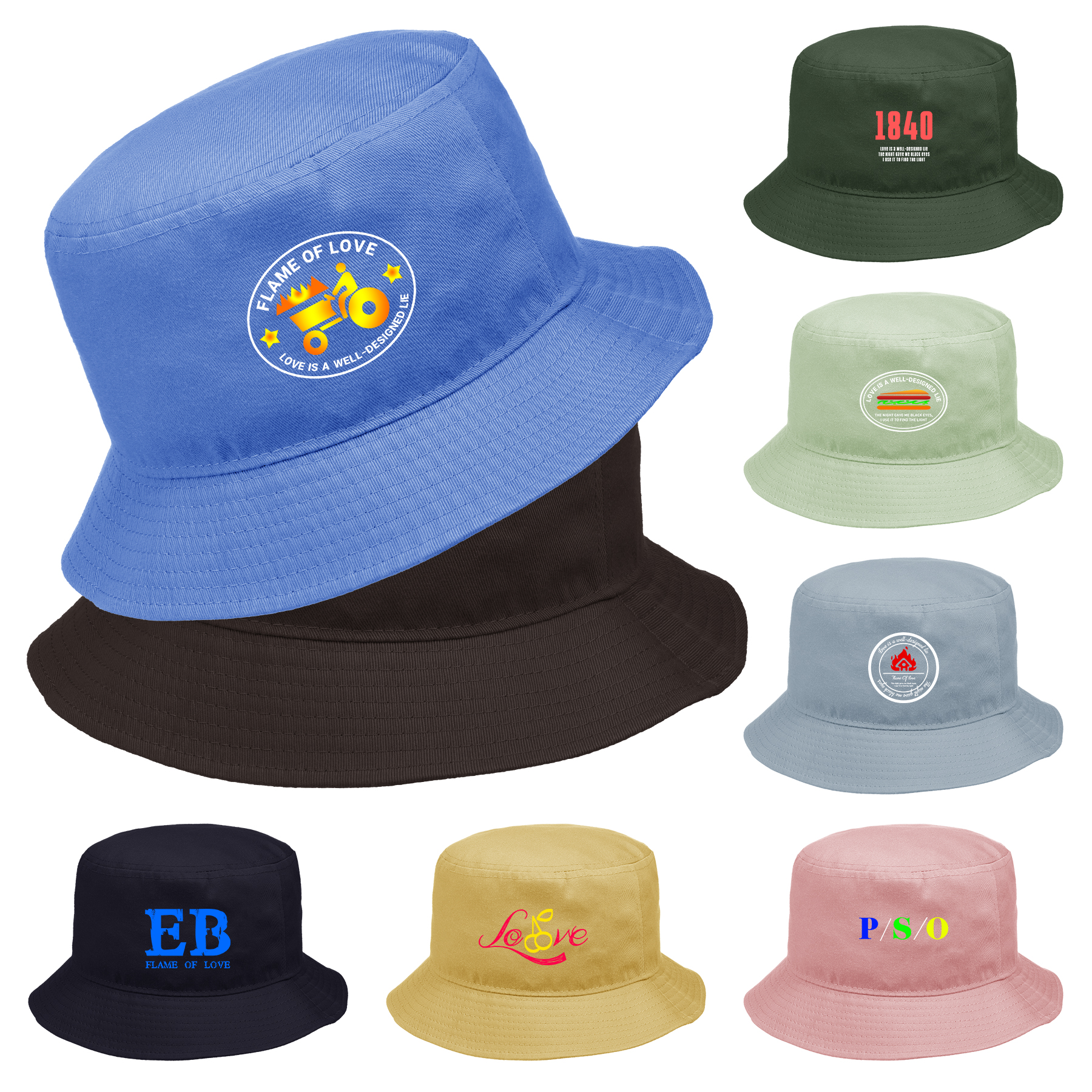 FlyFlyPromos - Cotton Bucket Hat - Promotional Product