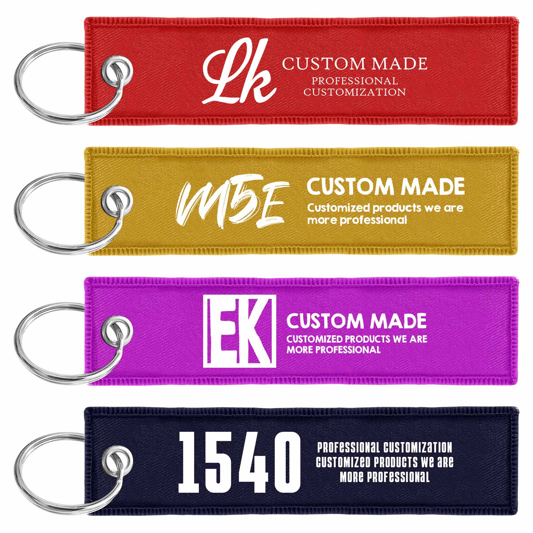 FlyFlyPromos - Embroidered Keychain - Promotional Product