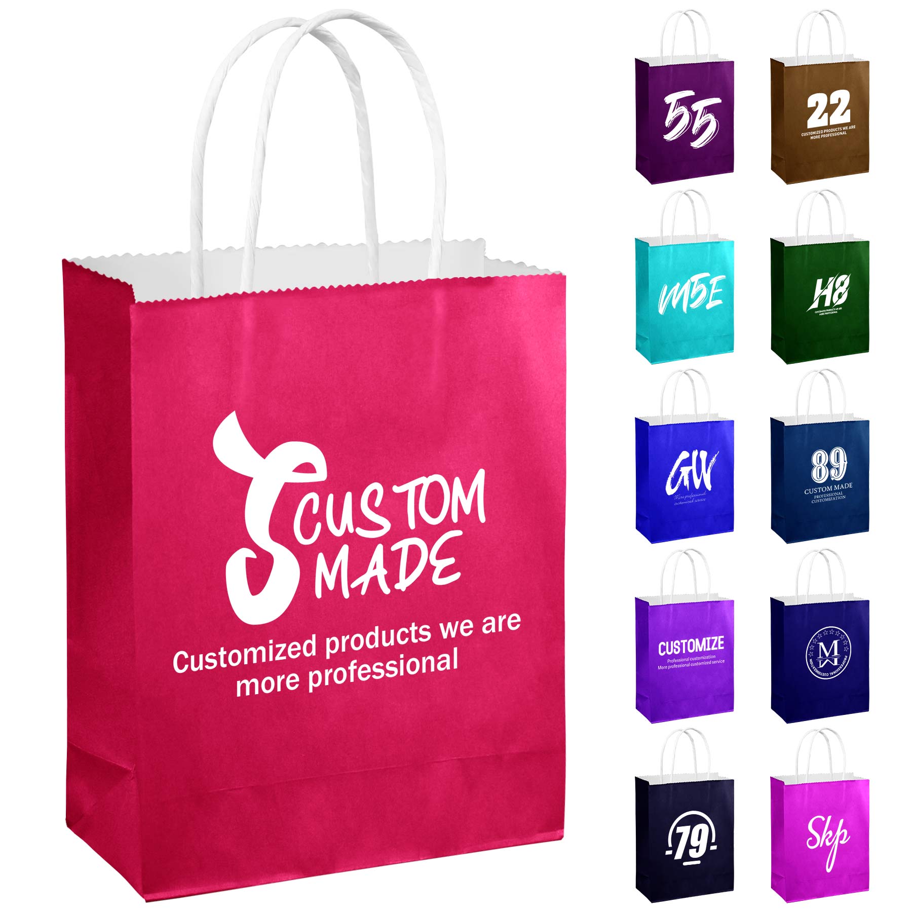 FlyFlyPromos - Kraft Paper Shopper Tote Bag - Promotional Product