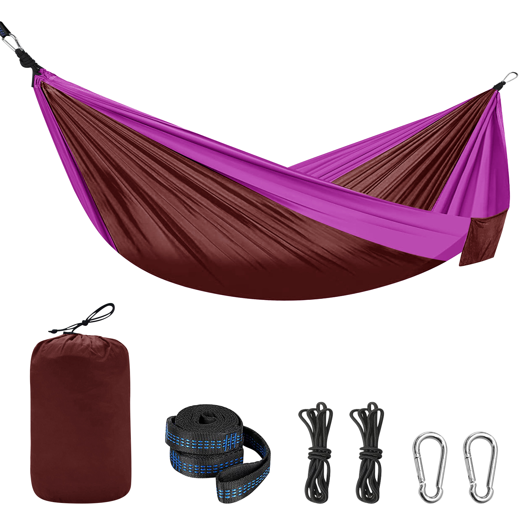 FlyFlyPromos - Hammocks with 2 Tree Straps and Carry Bag Image 4 - Promotional Product