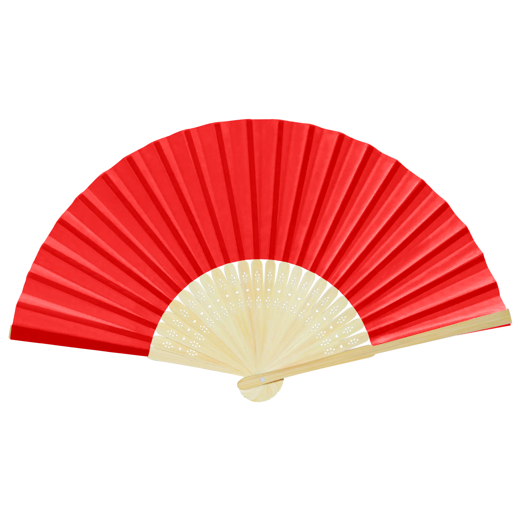 FlyFlyPromos - Full-color Folding Bamboo Paper Hand Fan Image 2 - Promotional Product