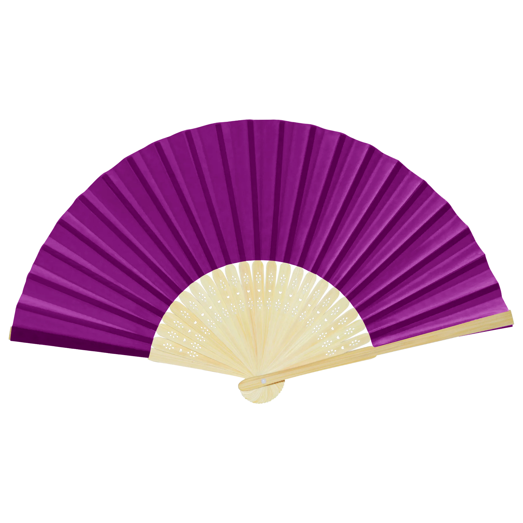 FlyFlyPromos - Full-color Folding Bamboo Paper Hand Fan Image 5 - Promotional Product