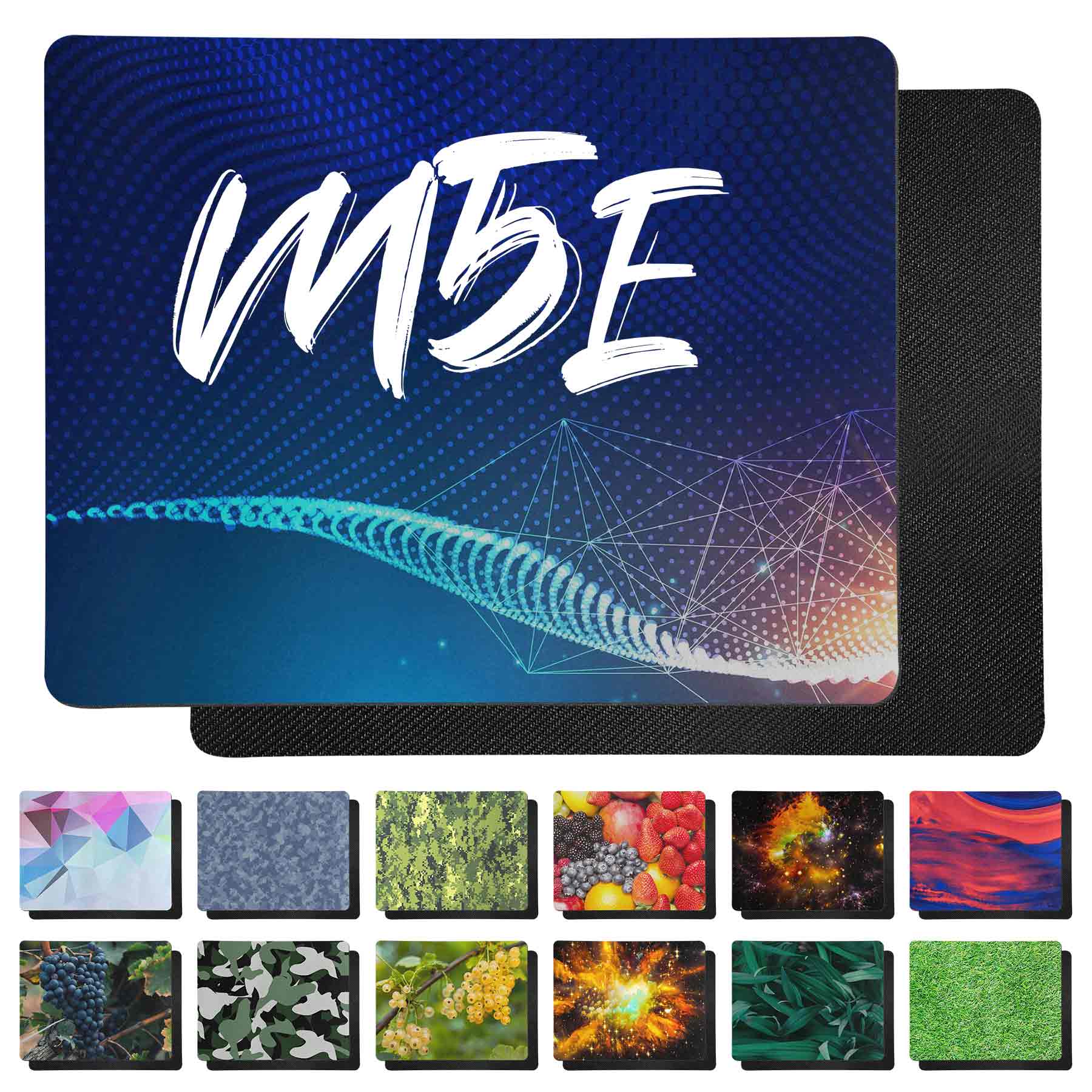 FlyFlyPromos - Full Color Soft  Surface Square Mouse Pad - Promotional Product
