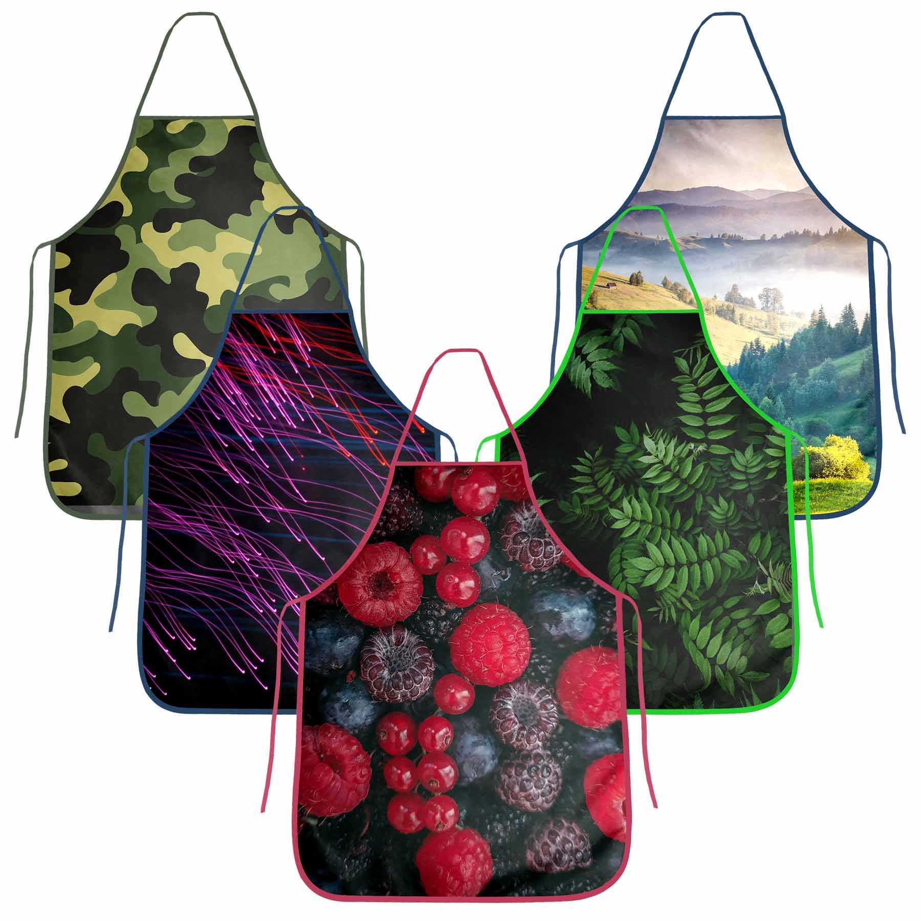 FlyFlyPromos - Full Color Polyester Apron - Promotional Product