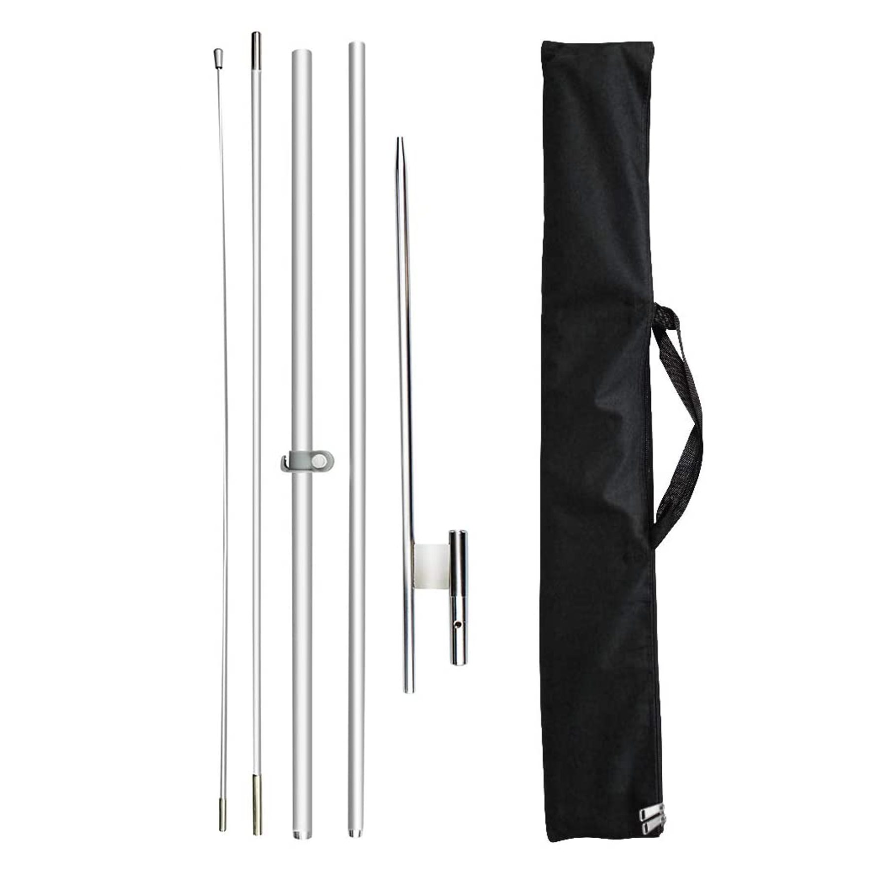 FlyFlyPromos - 9' Single Side Full Imprint Feather Blade Flag with Cross Base Image 2 - Promotional Product
